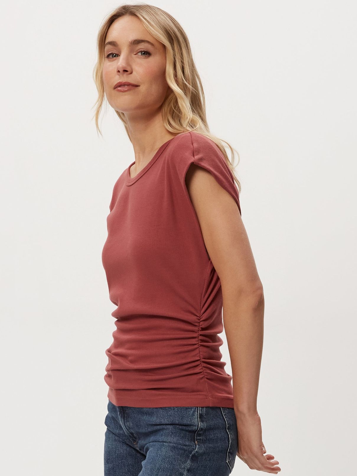 Michael Stars Joni Power Shoulder in  Muse