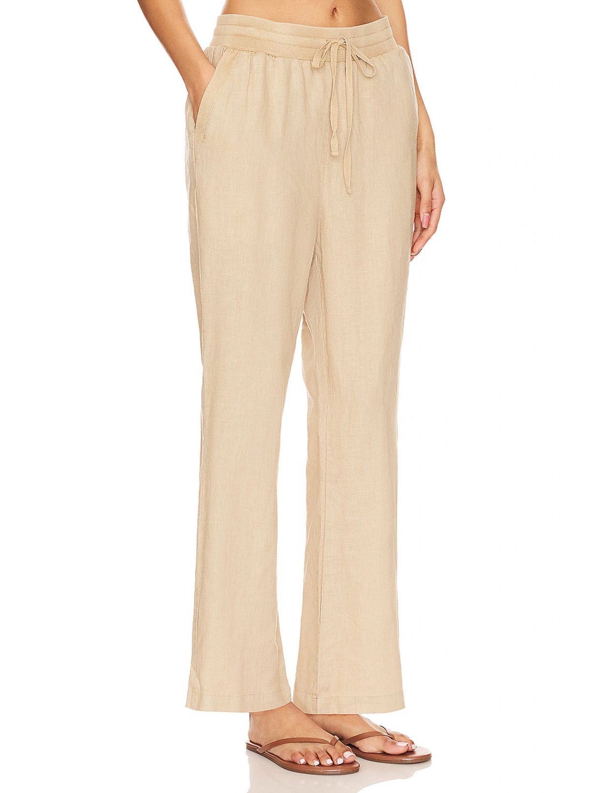 Michael Stars Nolan Pull On Pant in Natural