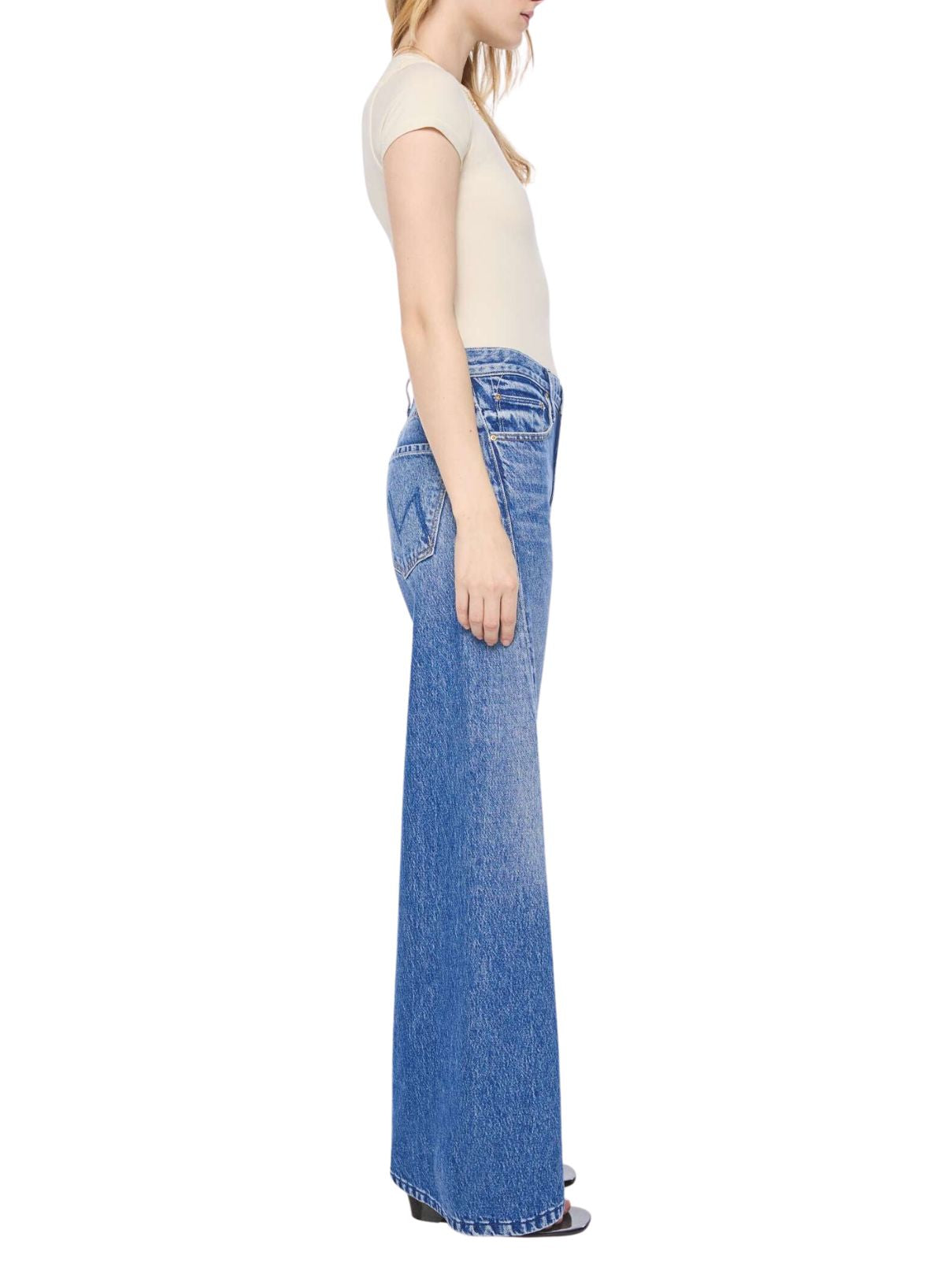 Mother Denim PETITES The Lil Lemon Twist Skimp Jeans in Rolling In The Dough