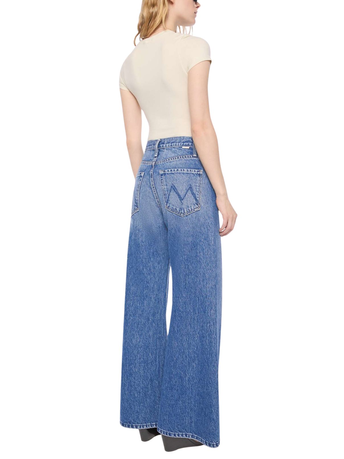 Mother Denim PETITES The Lil Lemon Twist Skimp Jeans in Rolling In The Dough