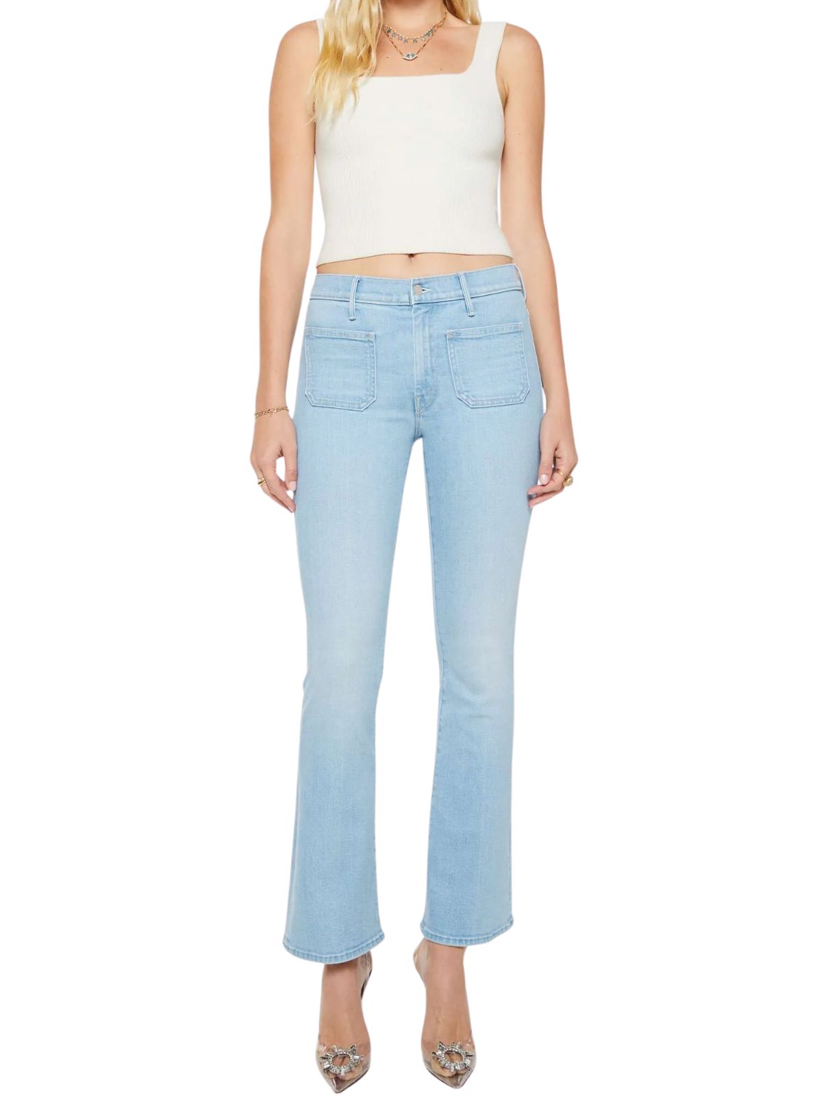 Mother Denim Patch Pocket Weekender in Sauced By Six