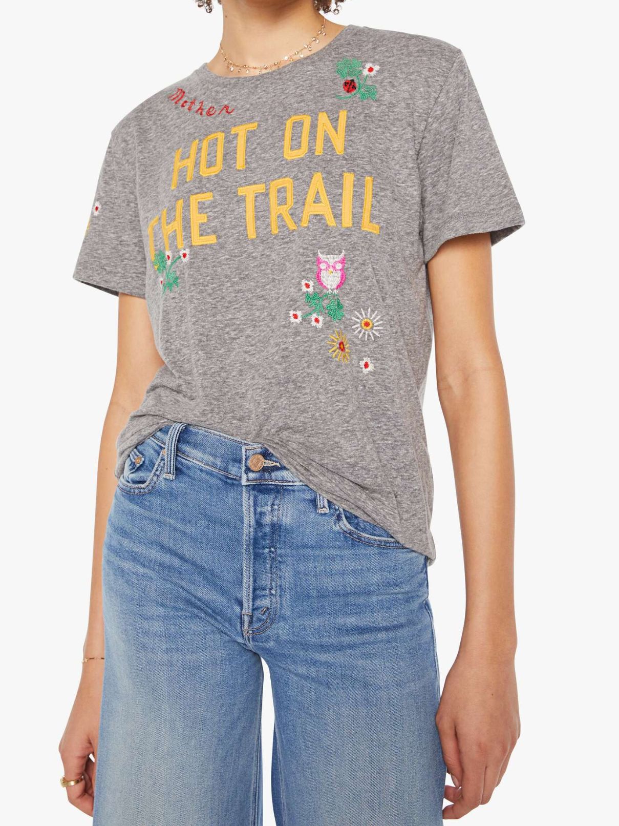 Mother Denim Rowdy Tee Hot On The Trail