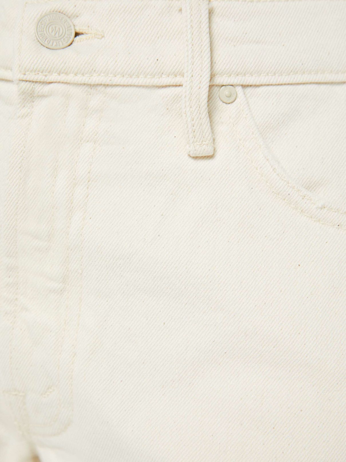 Mother Denim The Dodger Short Fray in Natural Selection