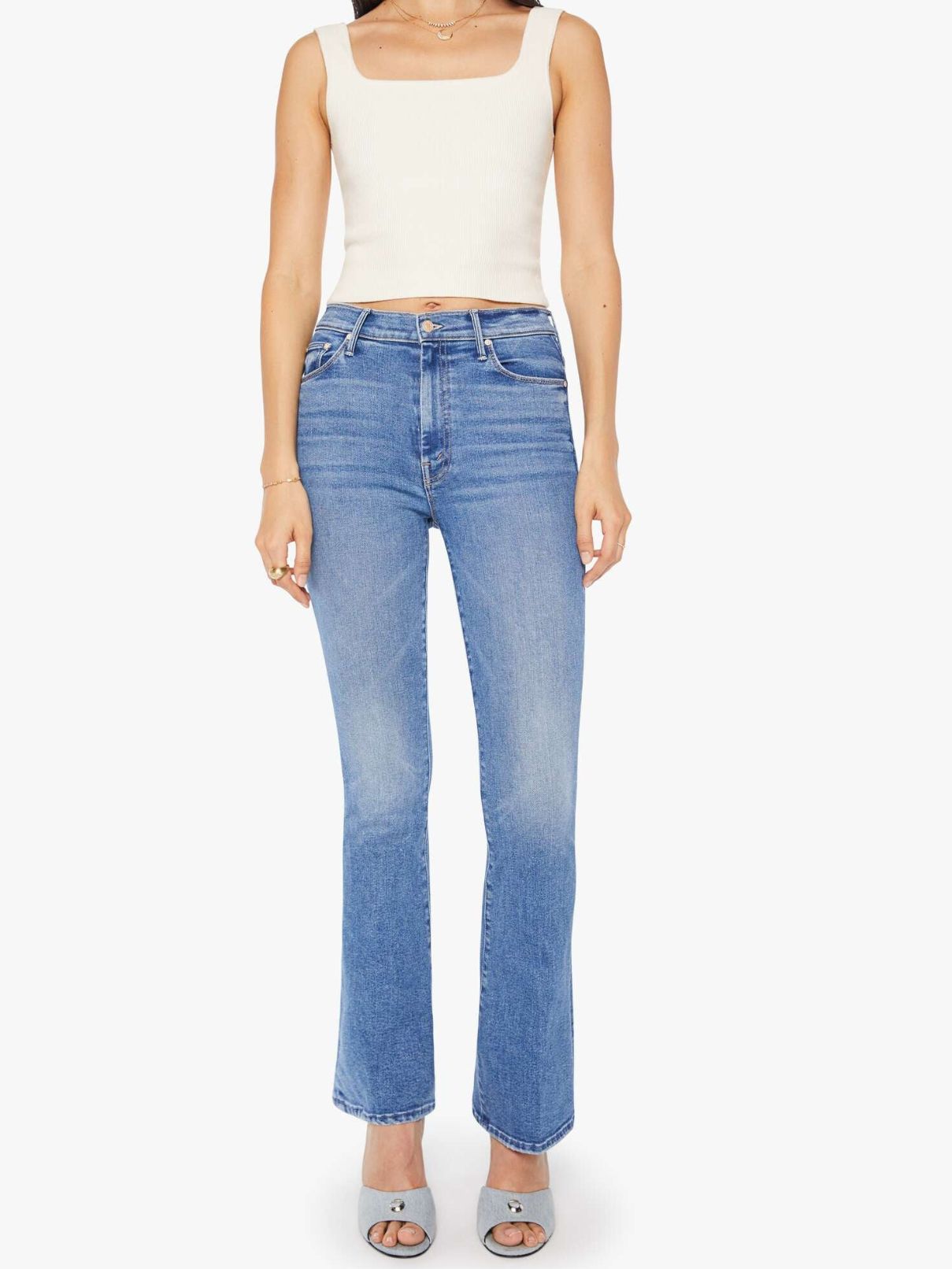 Mother Denim Weekender HR Skimp in Swing and Miss