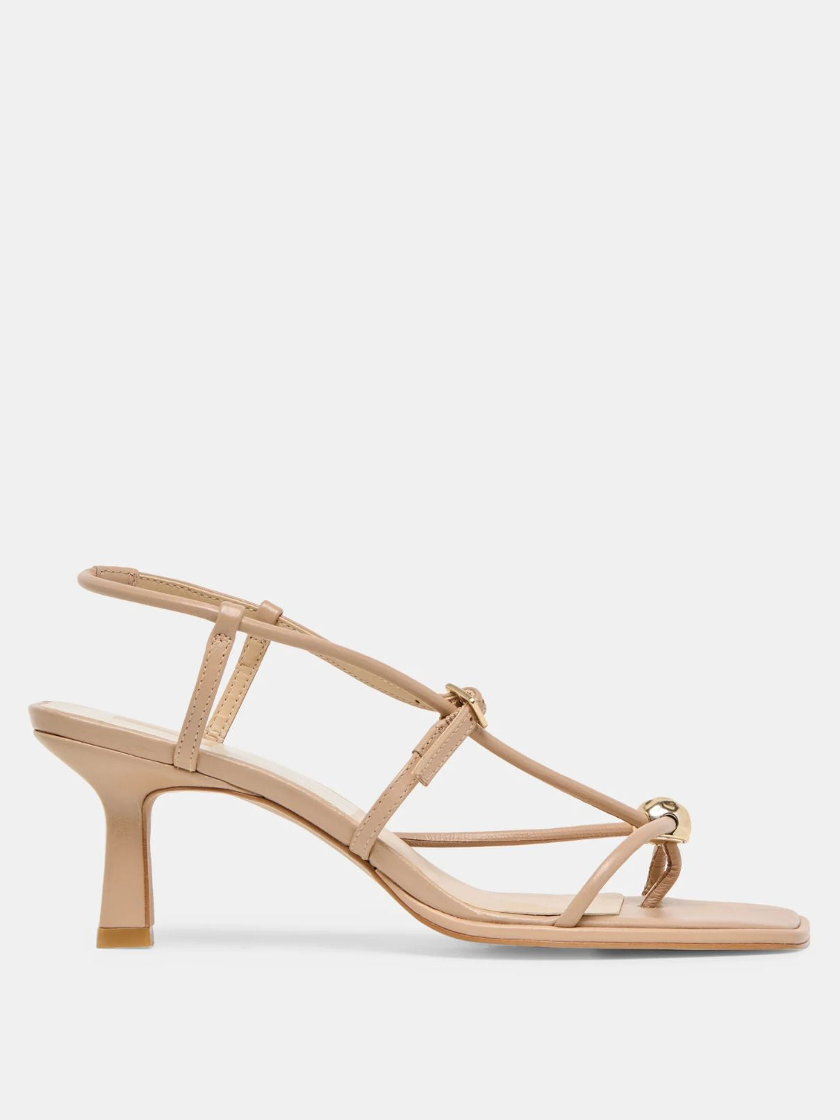 Mylee Heel Light Tan Leather
