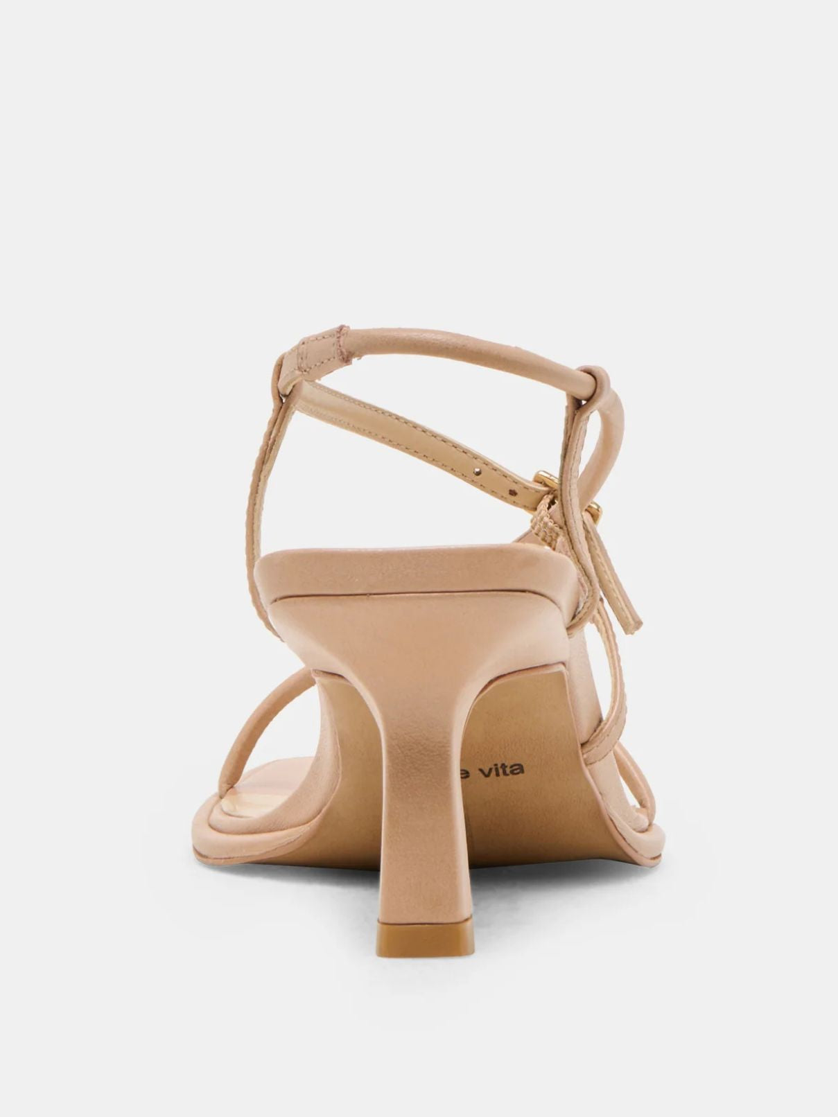 Mylee Heel Light Tan Leather