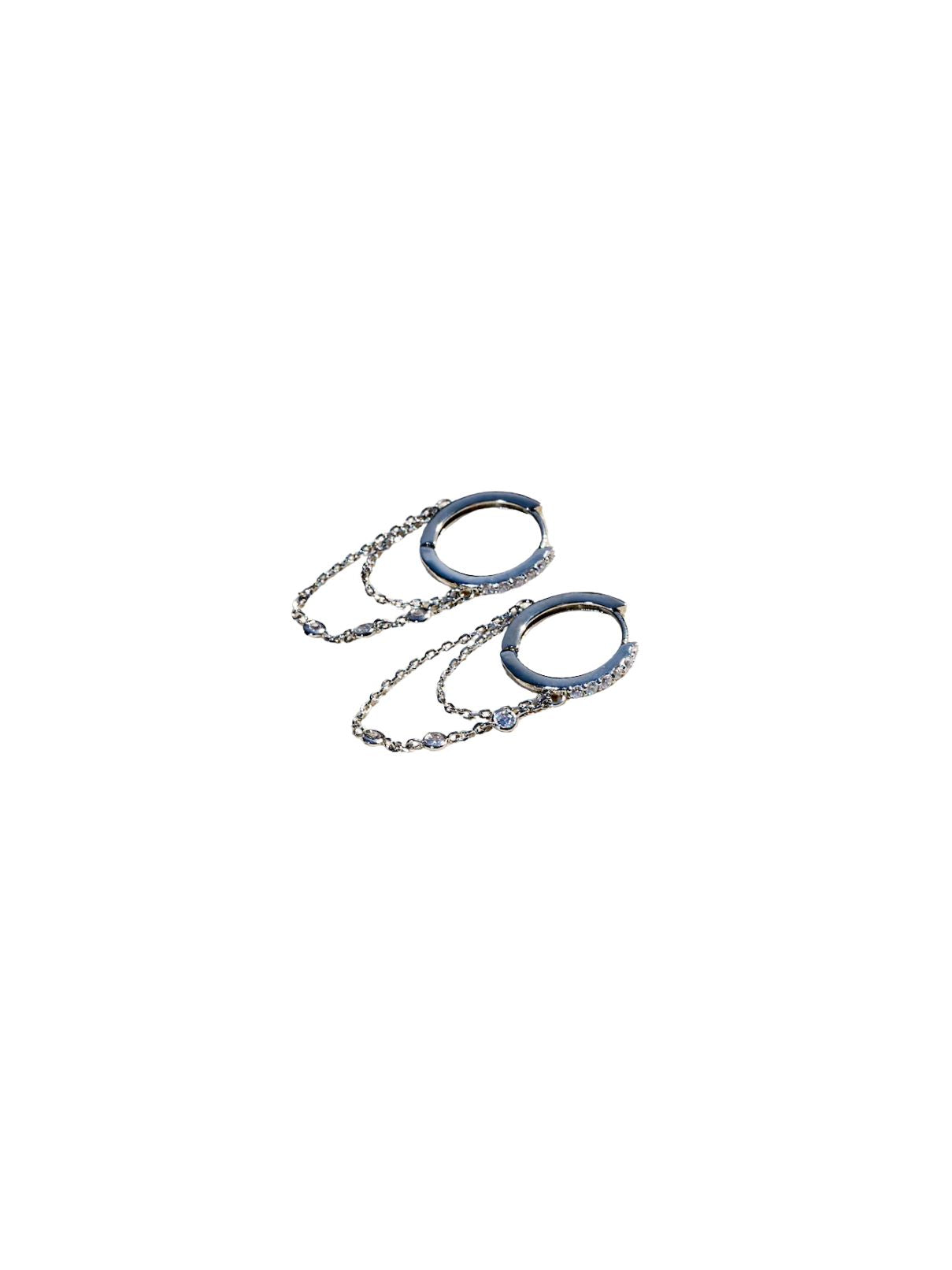 Native Gem Tresor Huggies – Sterling Silver