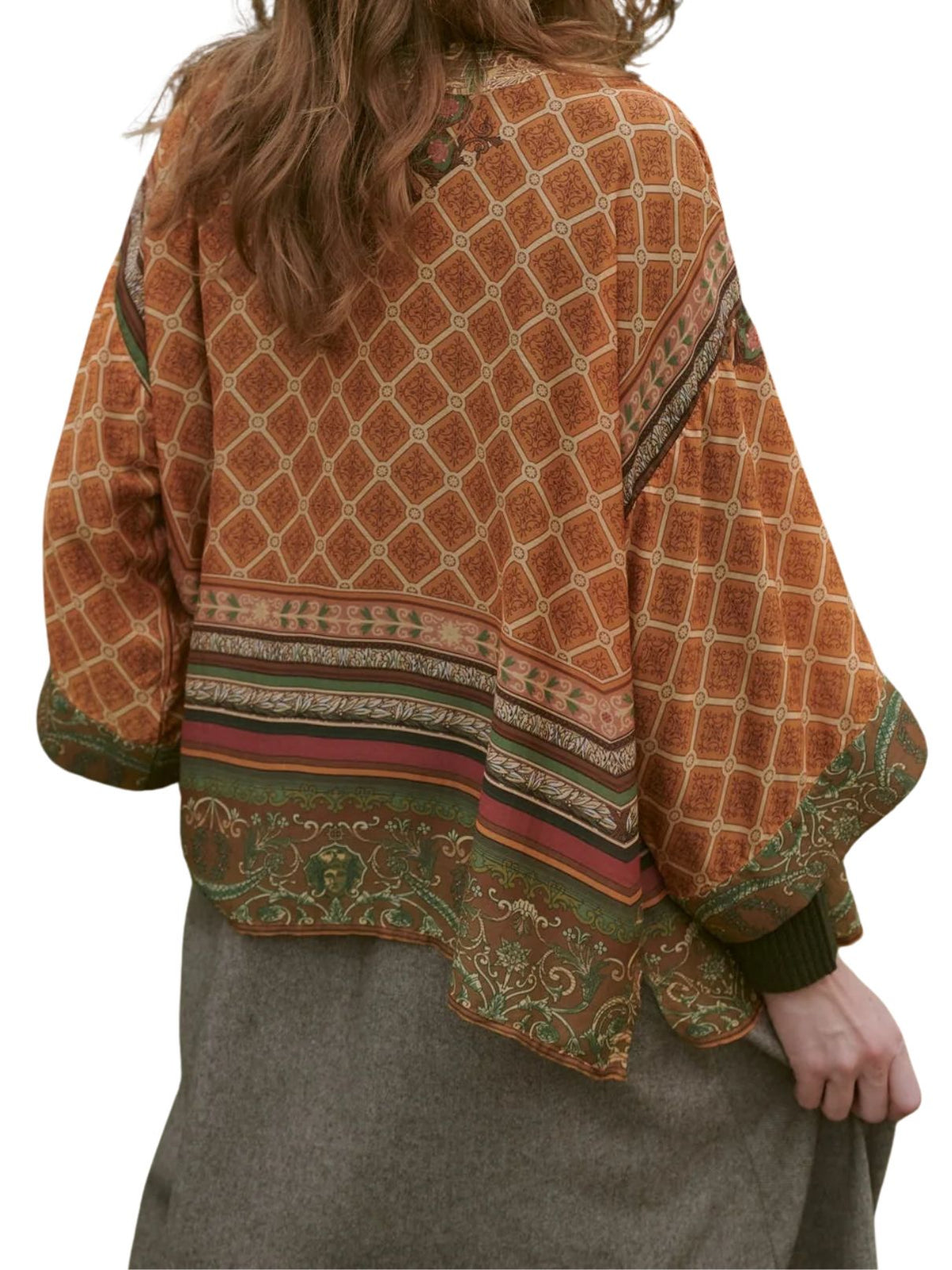 One Hundred Stars Amulet Kimono in Gold