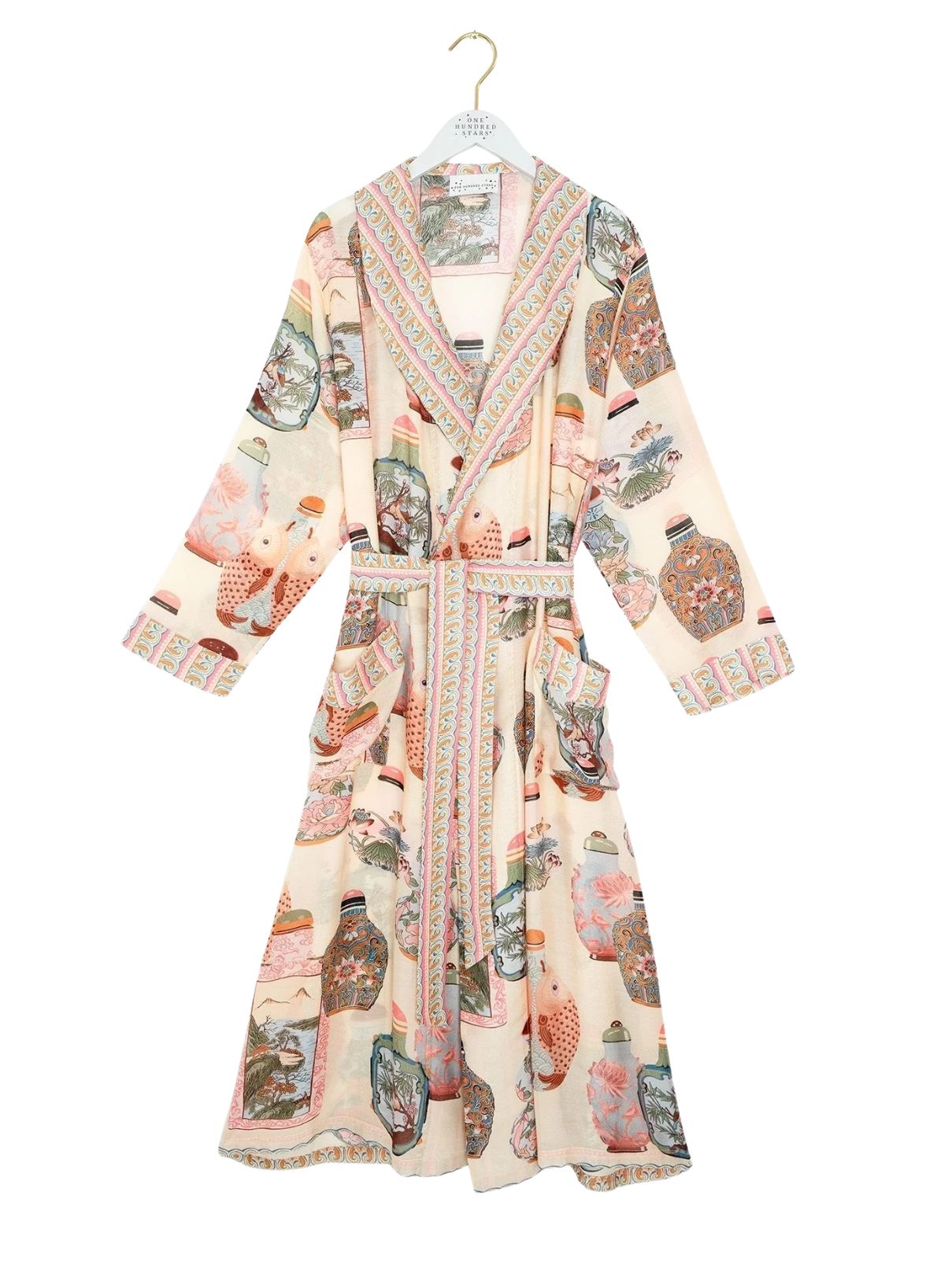 One Hundred Stars Perfume Bottles Gown in Blush
