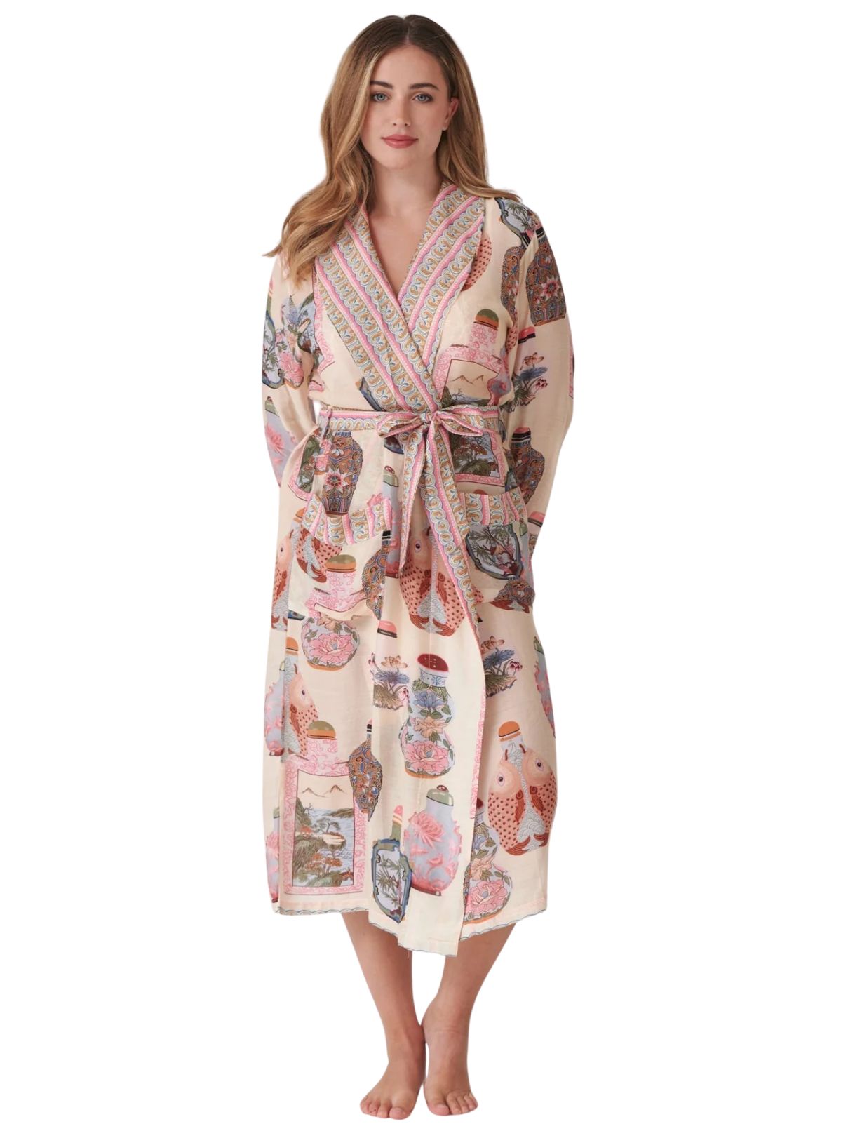 One Hundred Stars Perfume Bottles Gown in Blush