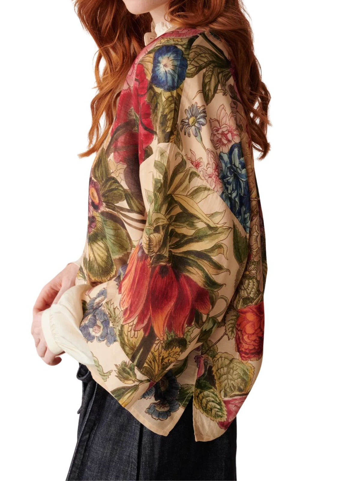 One Hundred Stars Primula Kimono in Stone