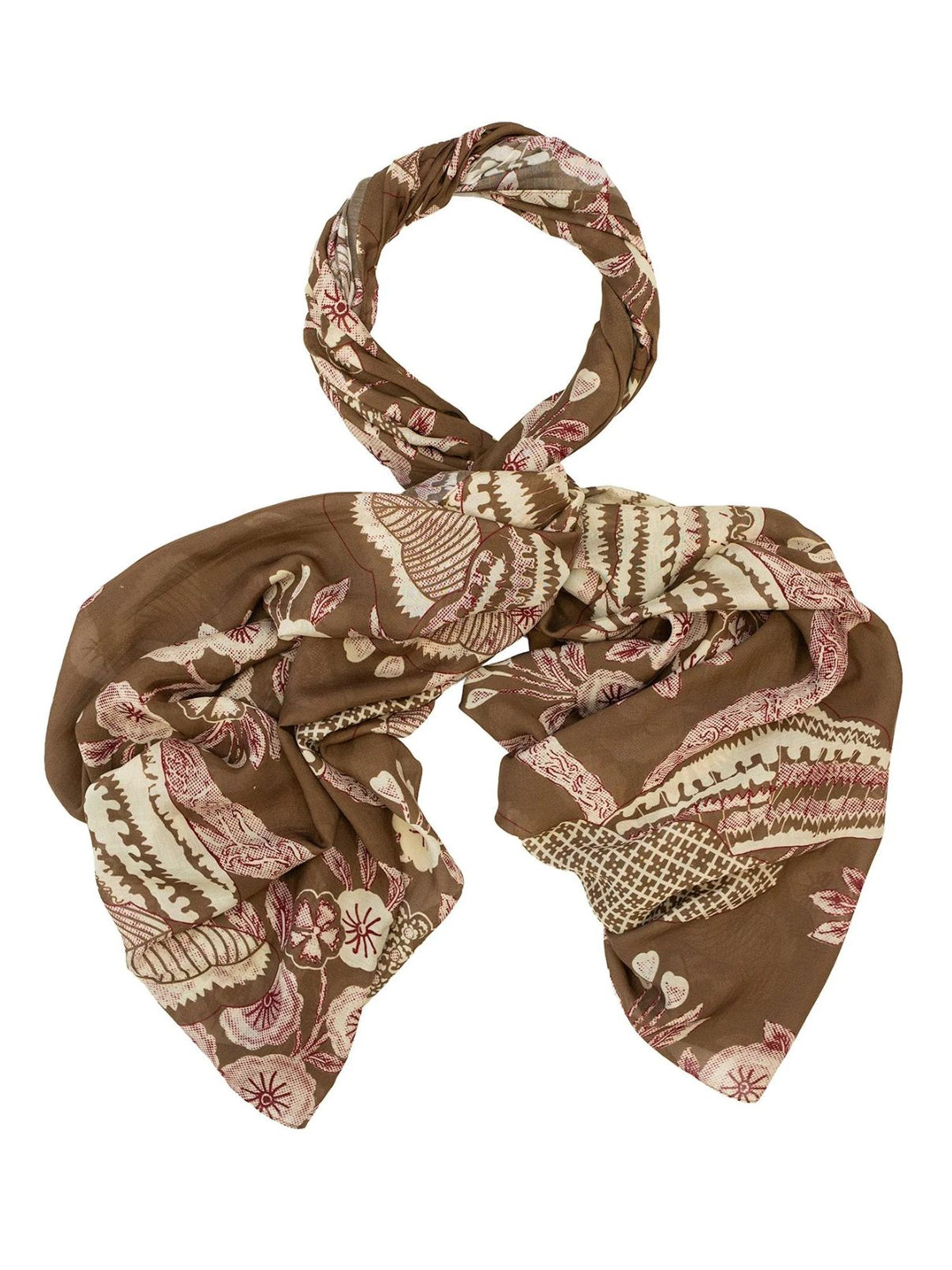 One Hundred Stars Rosa Scarf in Brown