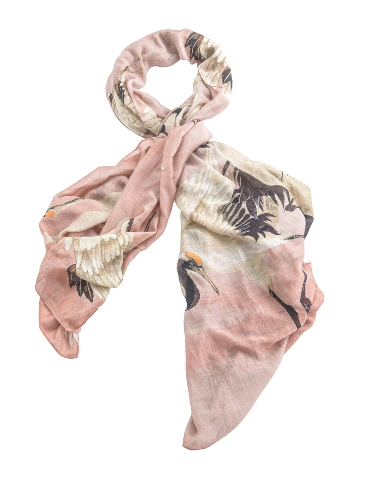 One Hundred Stars Stork Scarf in Plaster Pink