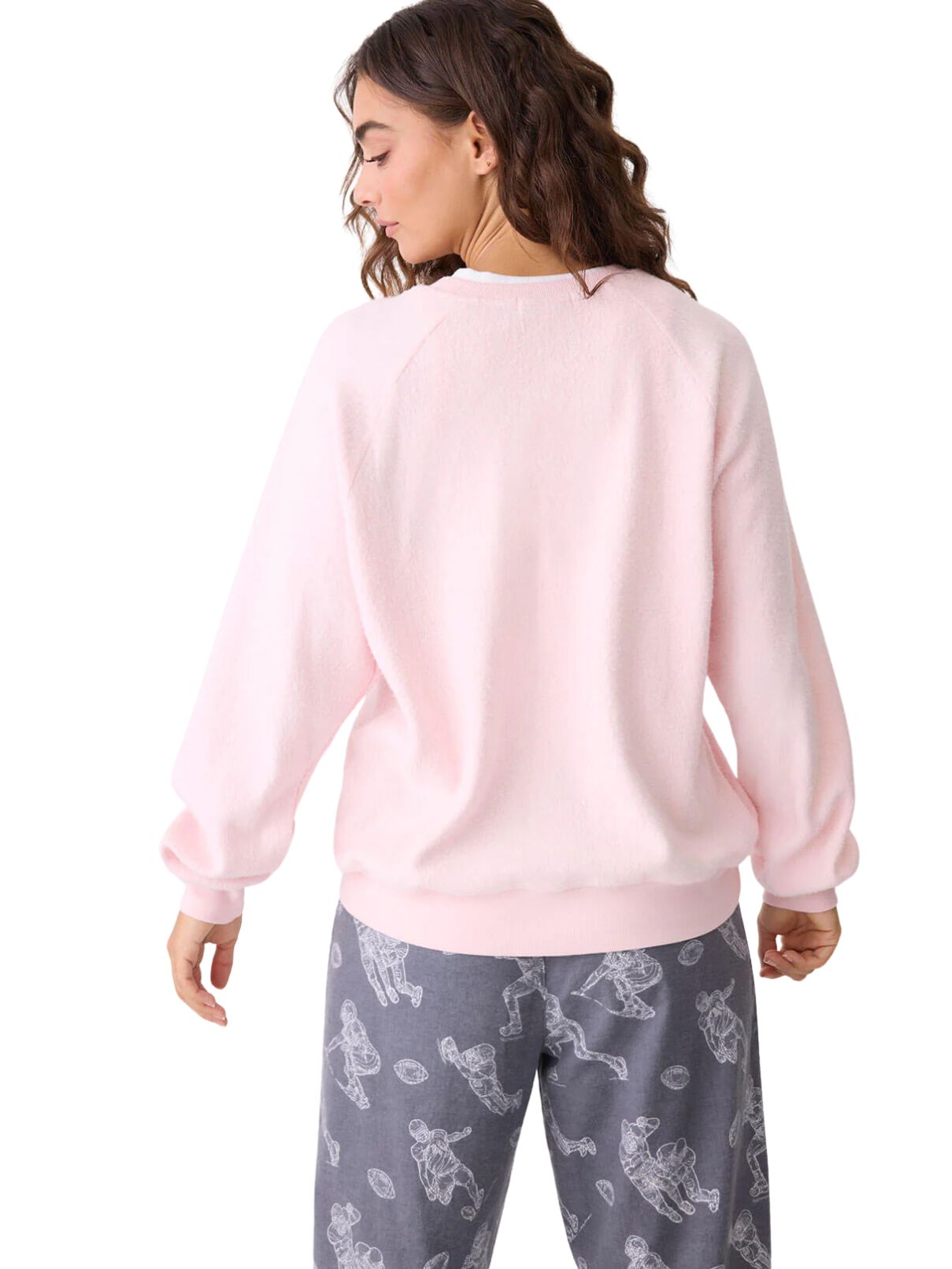 PJ Salvage Game Day L/S Flannels in Blush