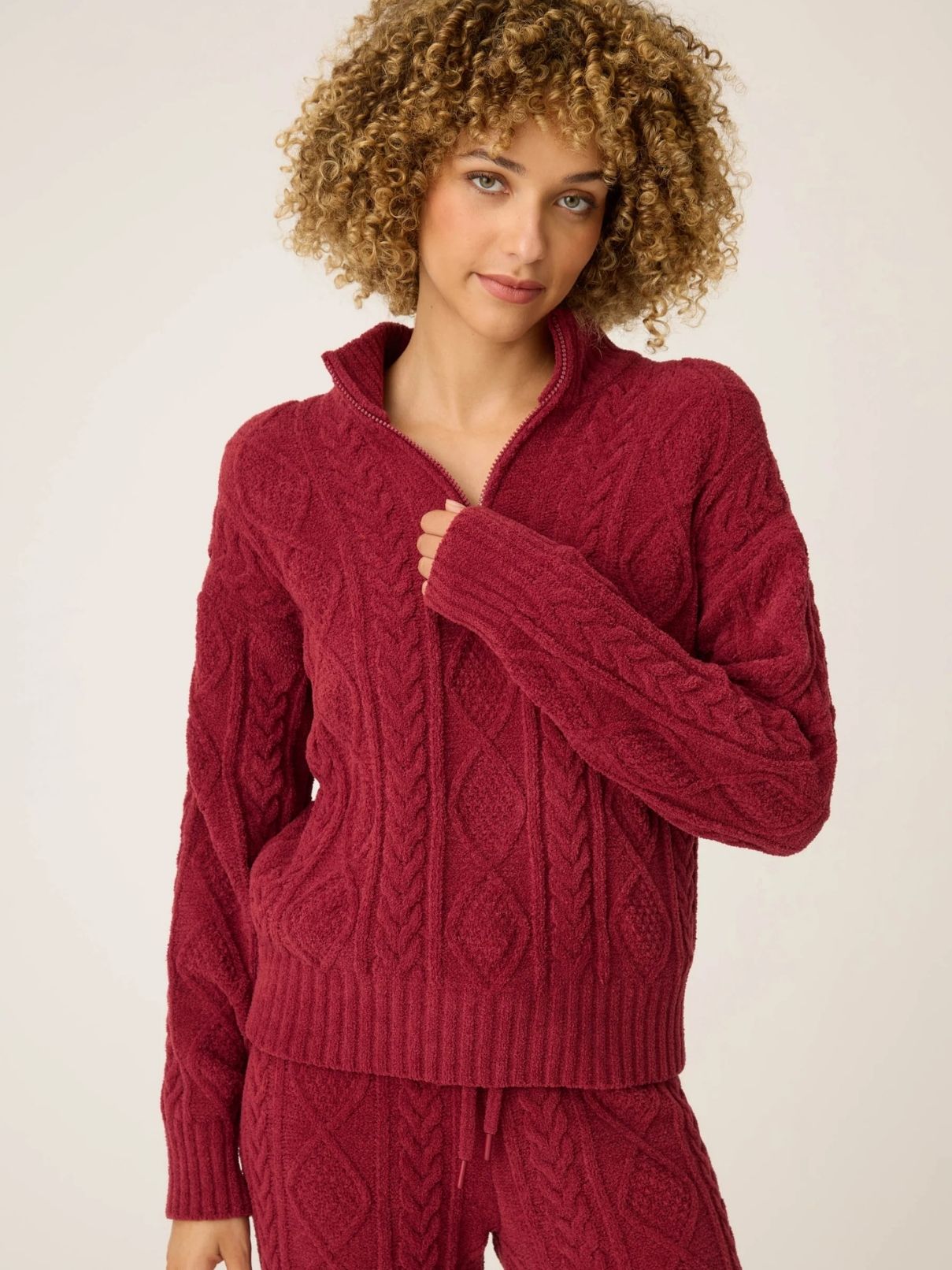 PJ Salvage L/S Cozy Chenille Cable