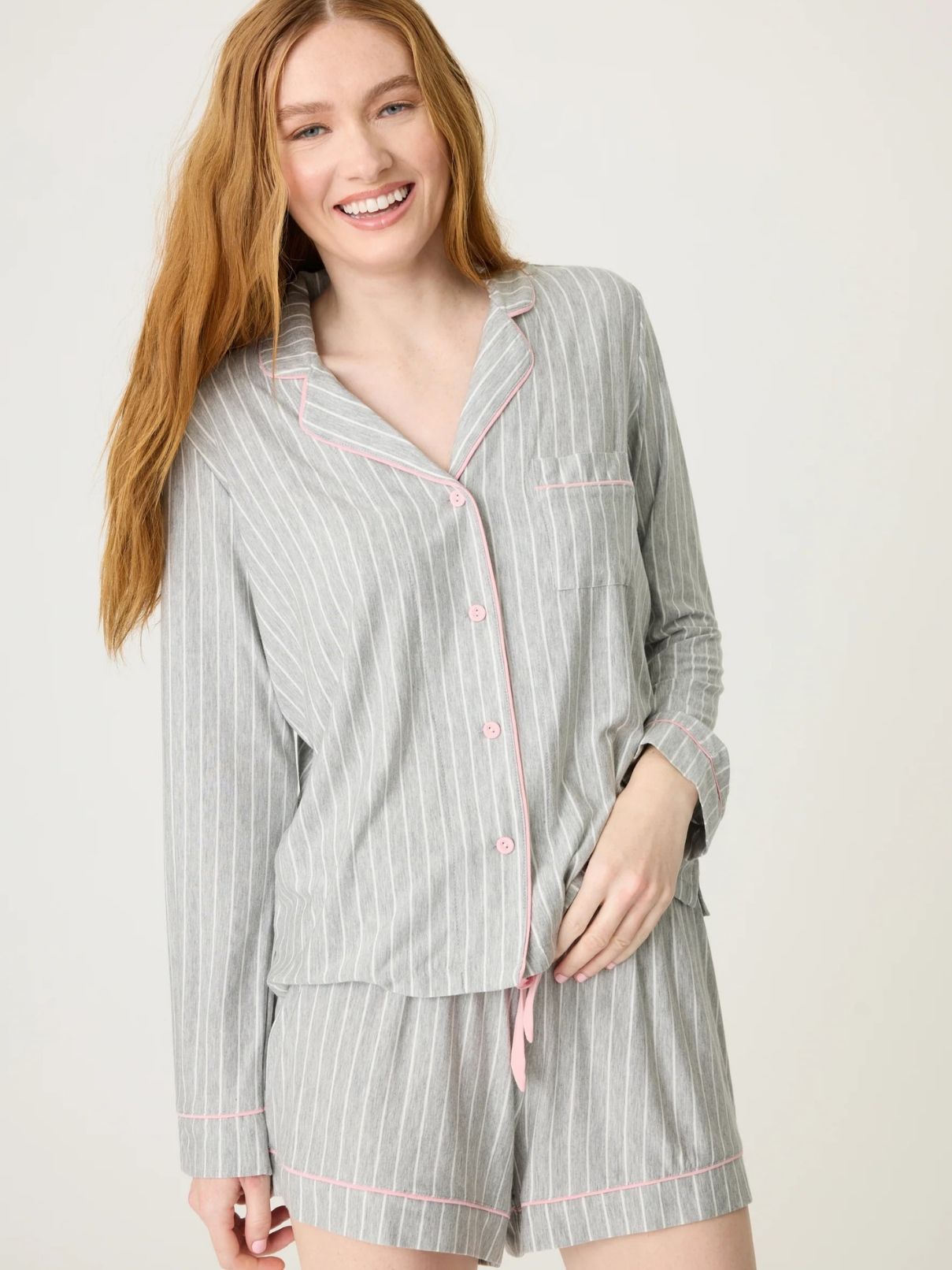 PJ Salvage Lazy Days PJ Set in Heather Grey