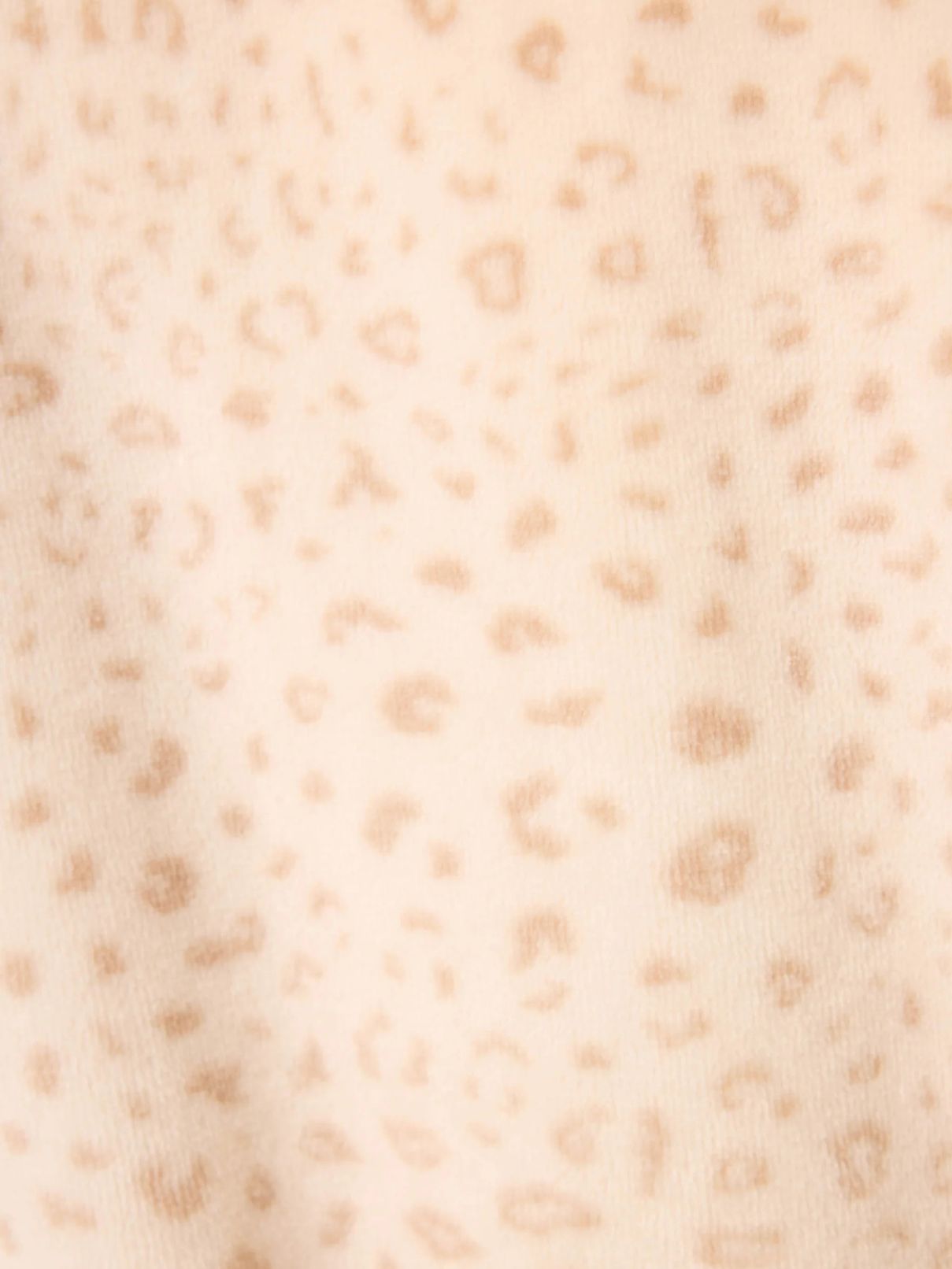 PJ Salvage Luxe Plush  Robe in Champagne Leopard