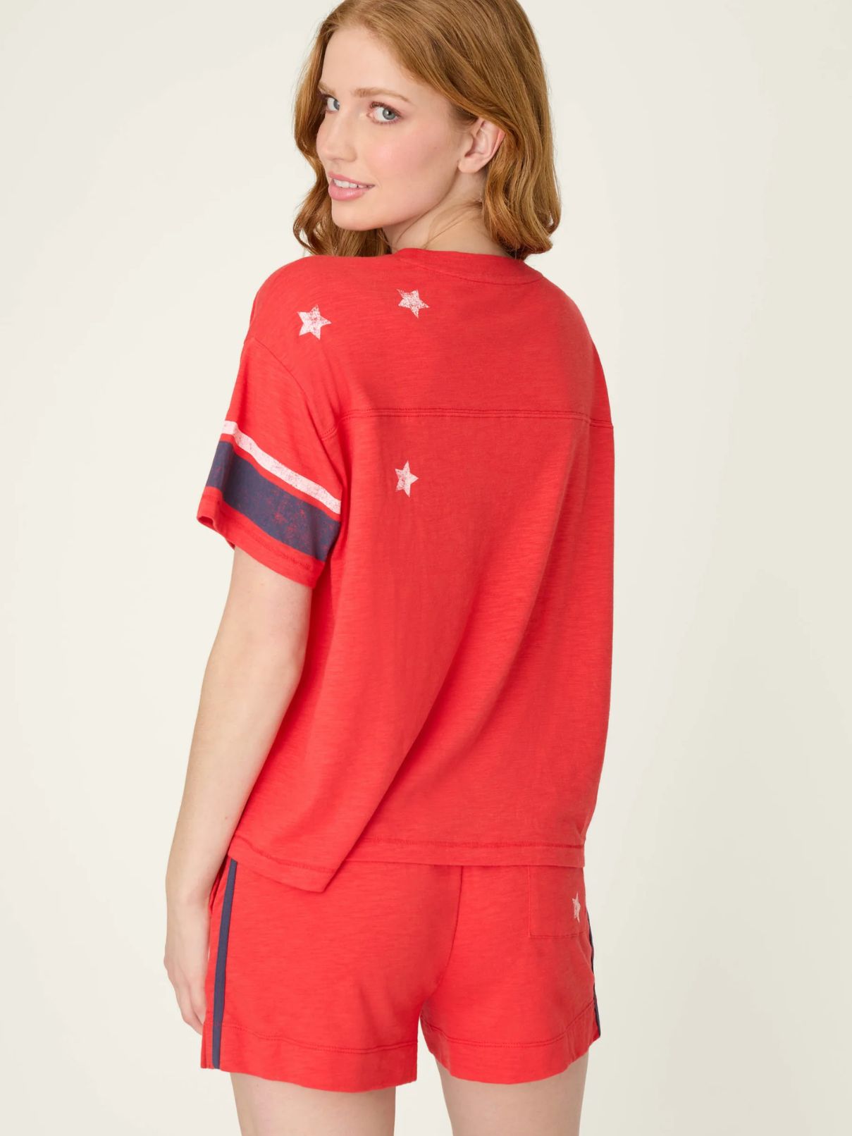 PJ Salvage Pj Set Star Spangled Summer in Scarlet