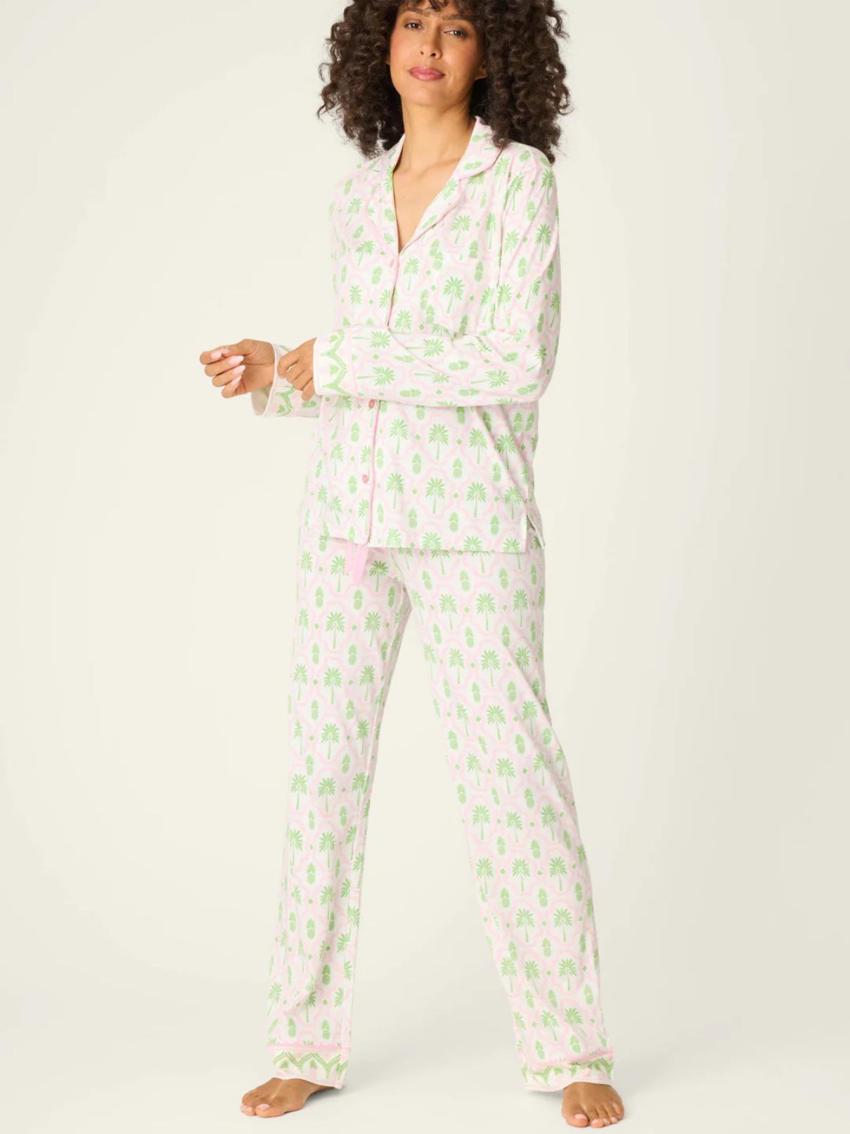 PJ Salvage  Playful Prints Pj Set in Ivory