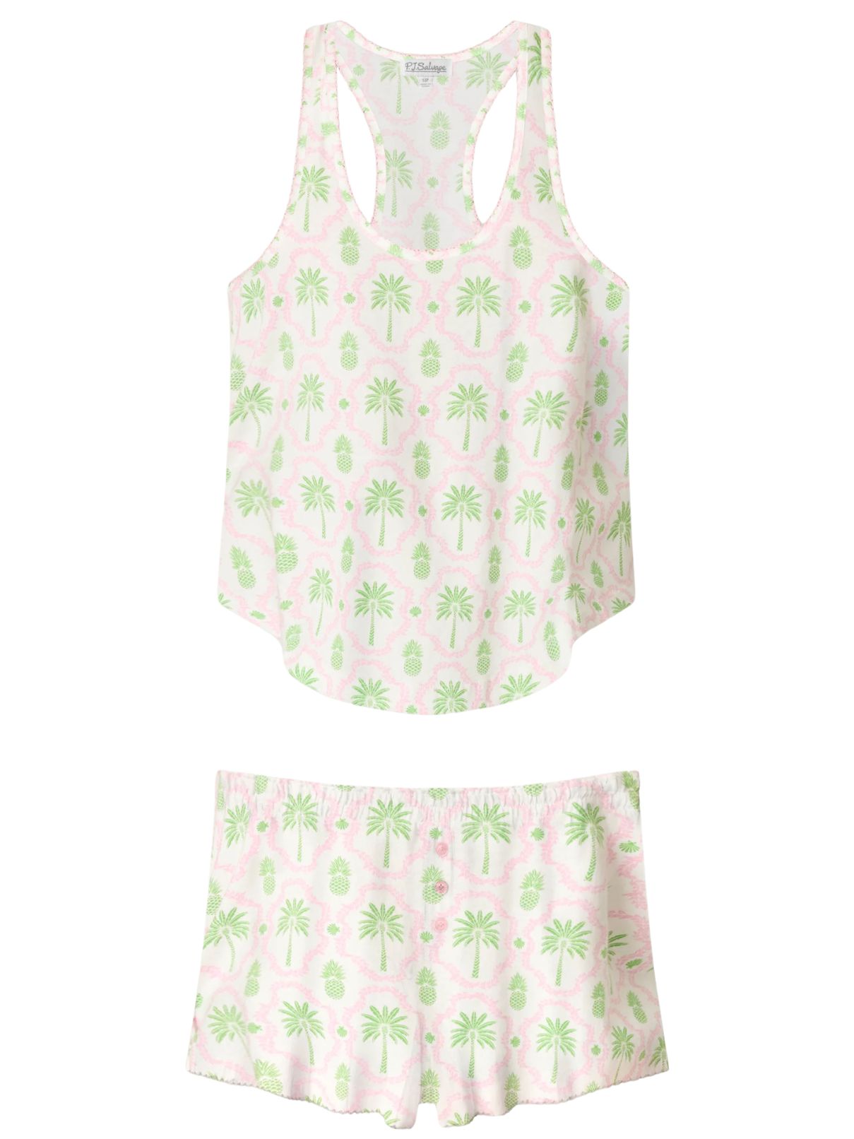 PJ Salvage Playful Prints Pj Set in Ivory