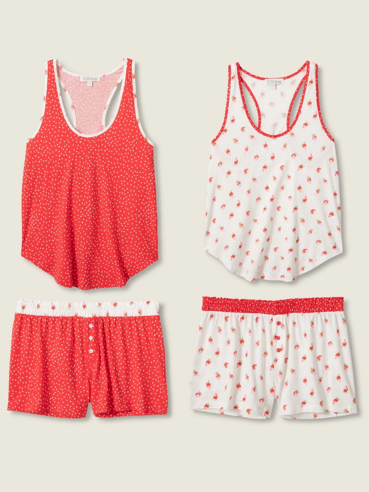 PJ Salvage Sweet Dreams Mix Match Ruby Pj Set 
