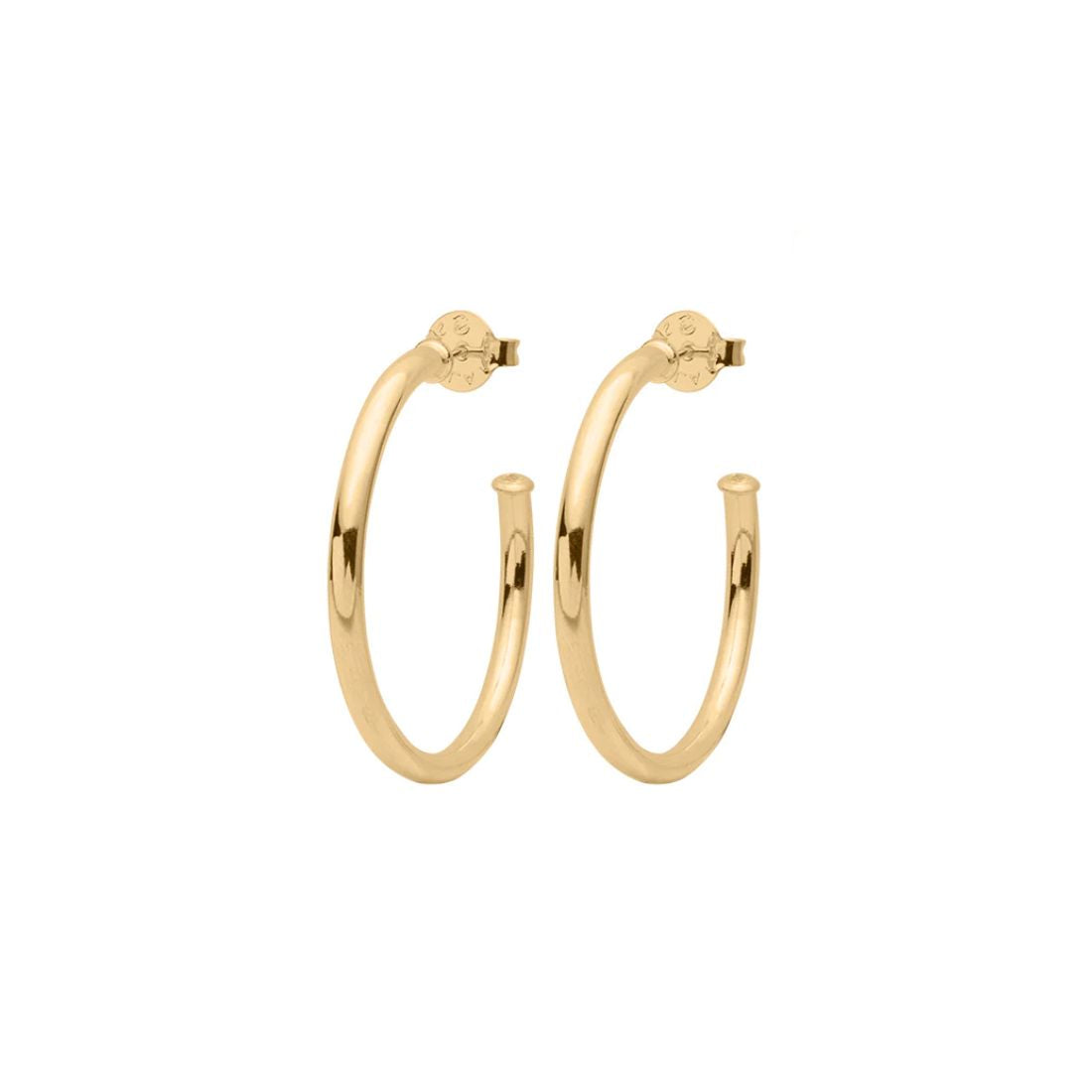 Petite Fav Hoop in Polished Gold