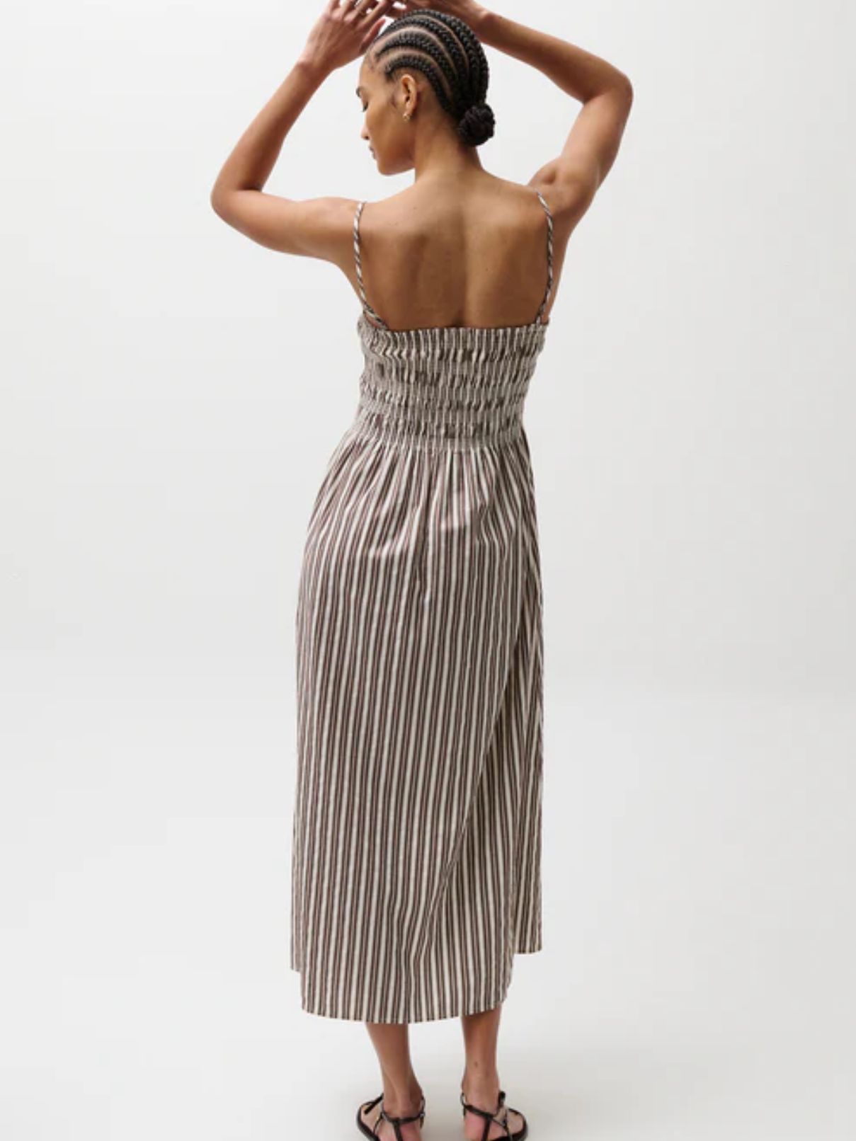 Pistola Bianca Dress in Java Stripe