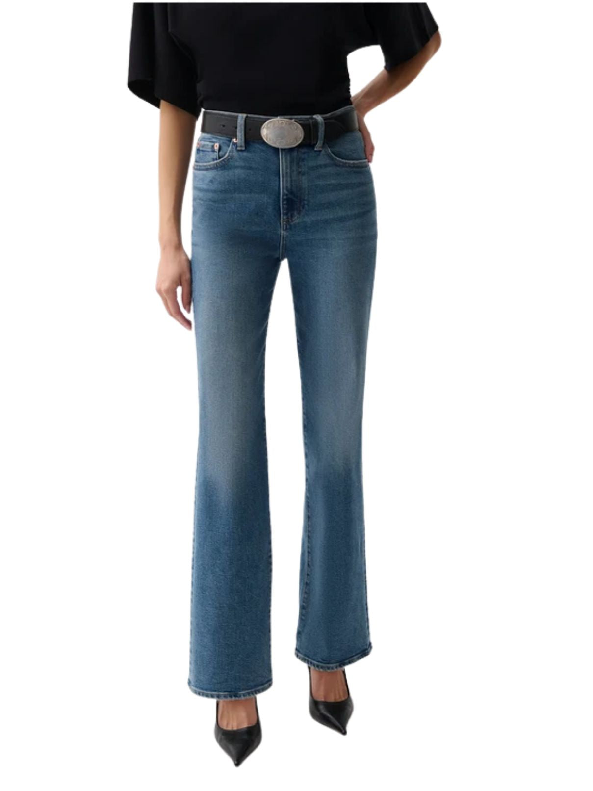 Pistola Evie High Rise Full Length Slim Boot Jeans – Soho