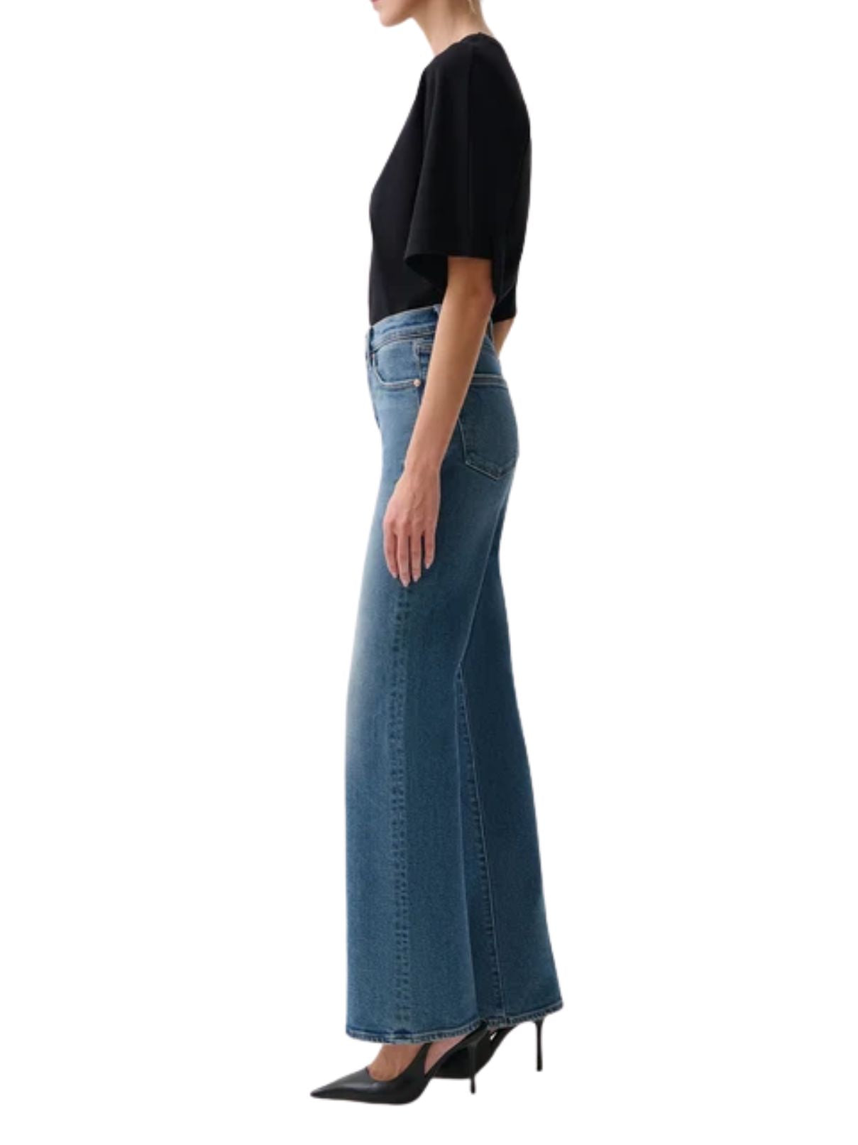 Pistola Evie High Rise Full Length Slim Boot Jeans – Soho