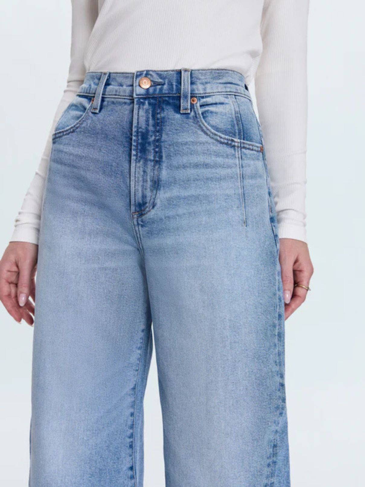 Pistola Kyra Hi Rise Bowed Ankle Jean in Terrace