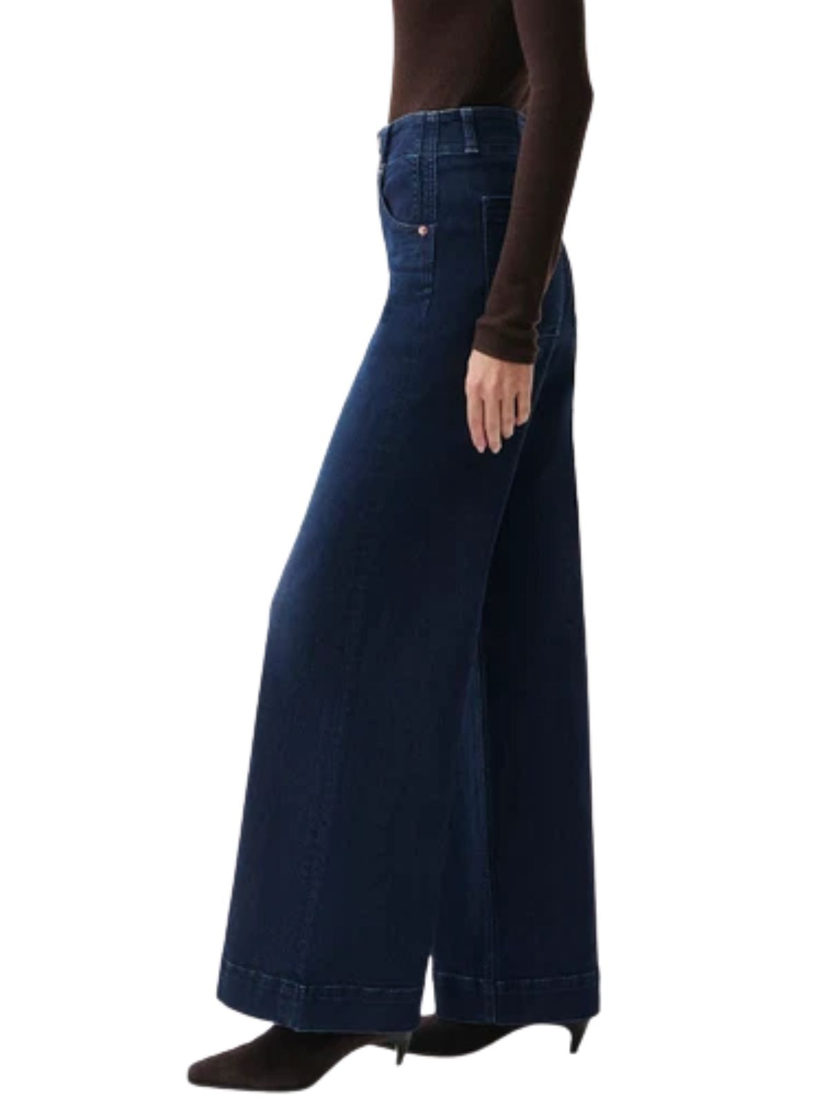 Pistola Lana High Rise Full Length Ultra Wide Leg Jeans – Starstruck