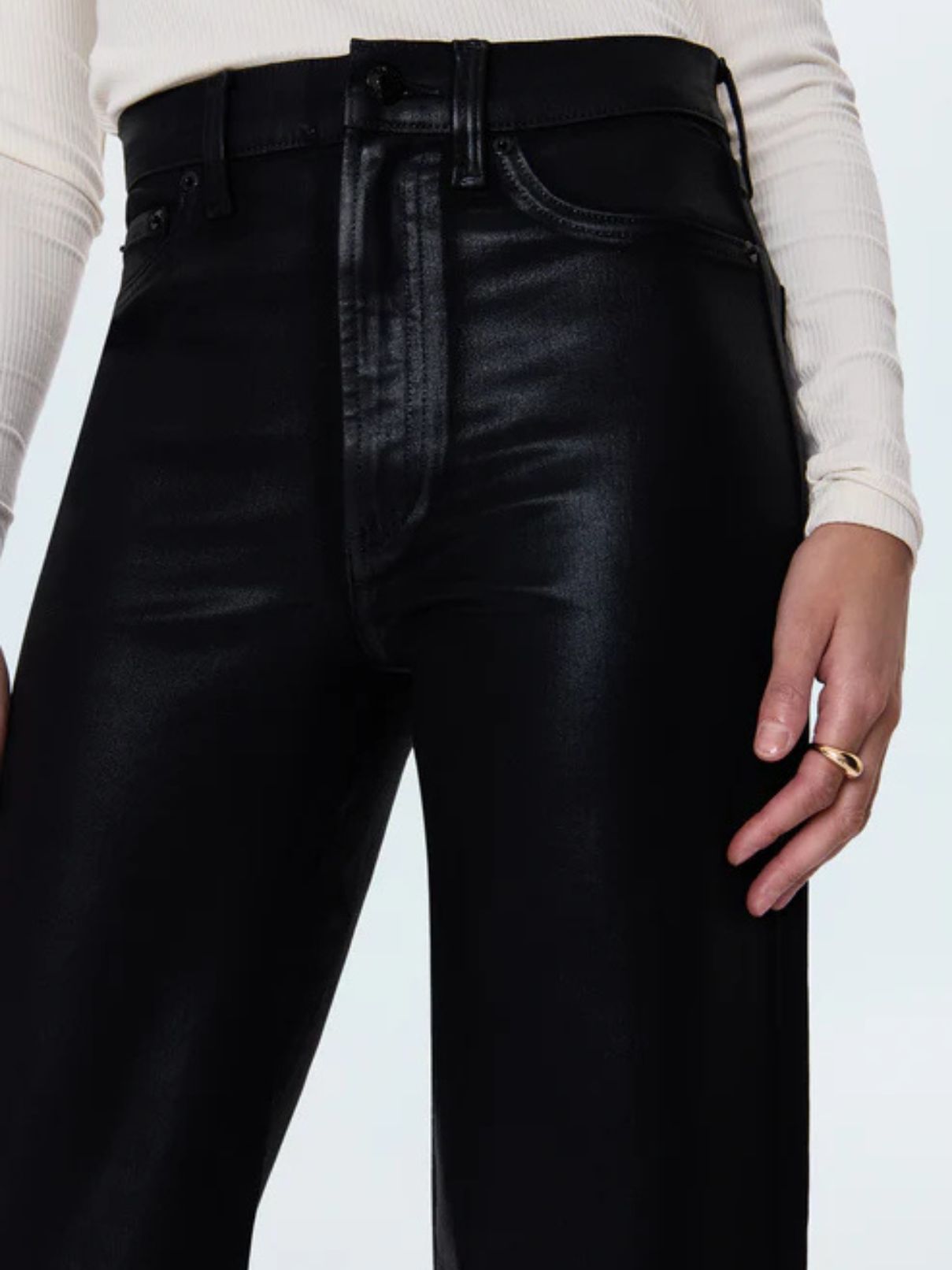 Pistola Lennon Hi Rise Crop Boot in Coated Mocha