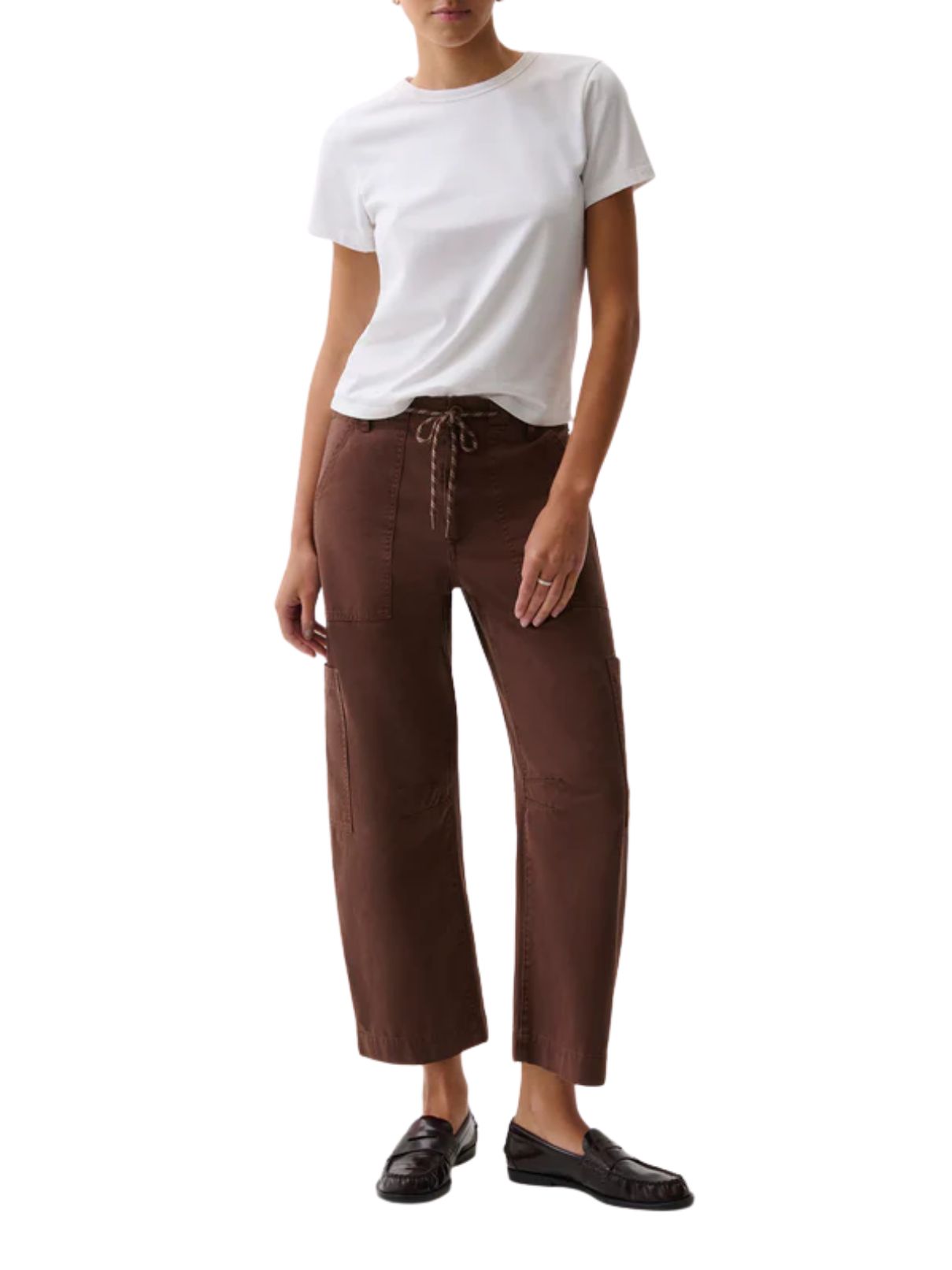 Pistola Sabrina Curved Utility Pants in Lindt