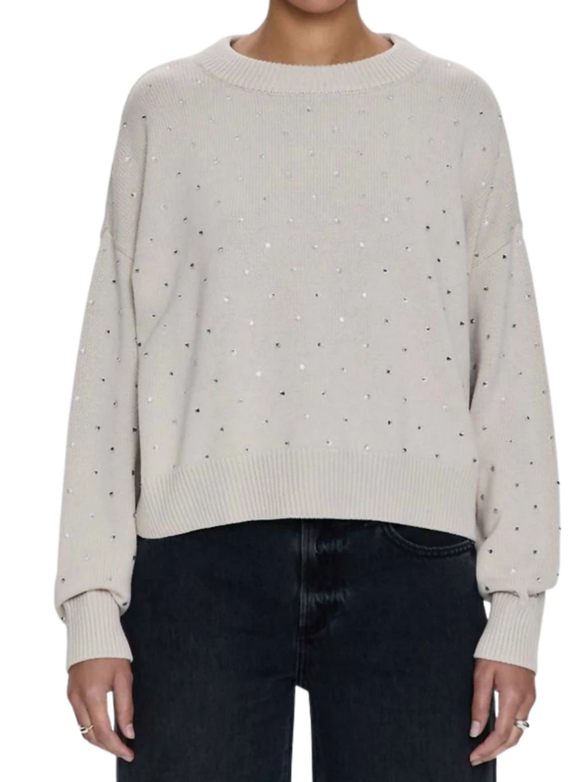 Pistola Steph Crewneck in Crystal Mink