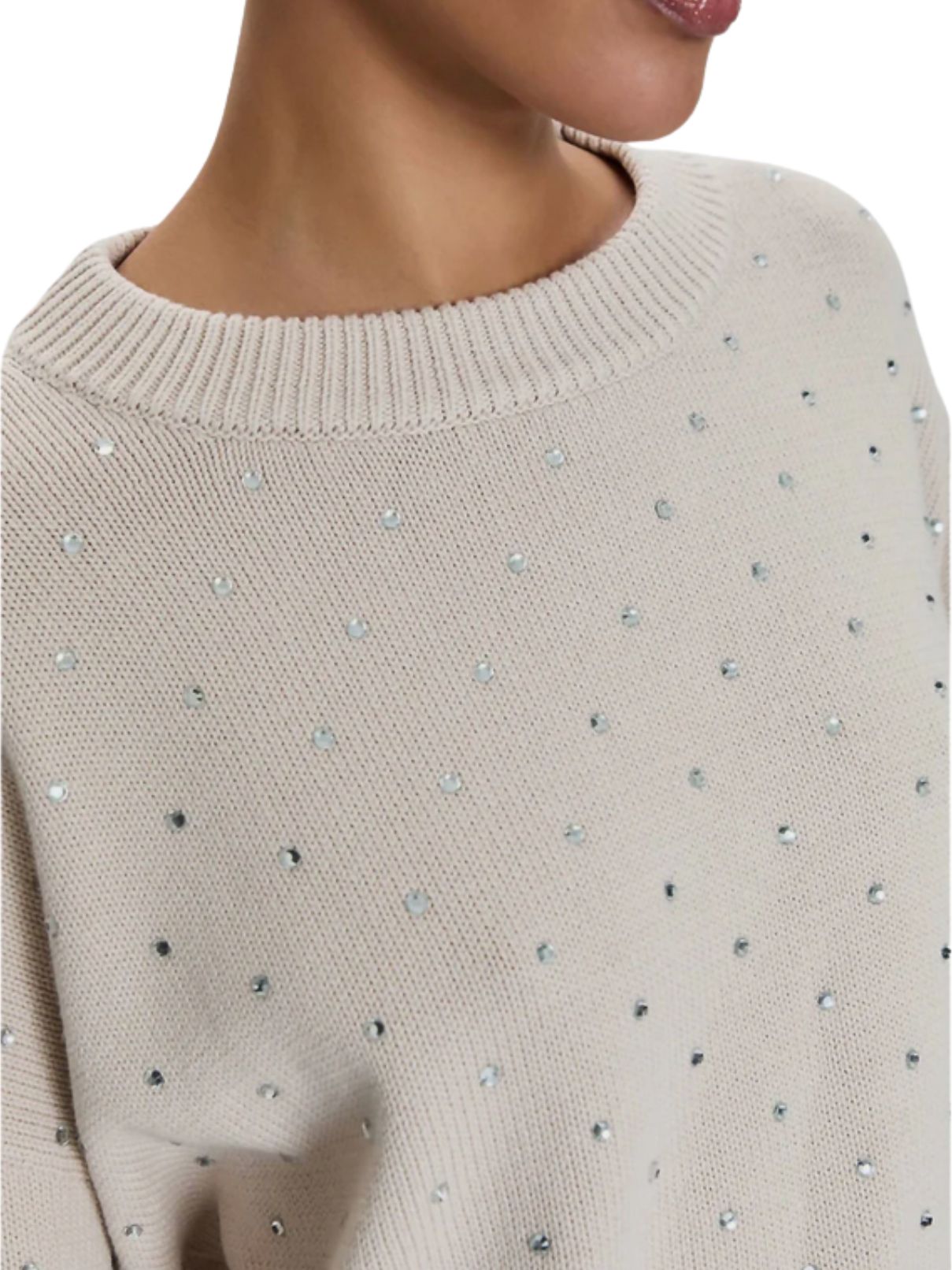 Pistola Steph Crewneck in Crystal Mink