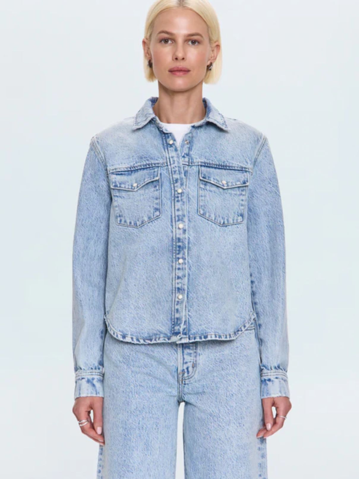 Pistola Thea Modena Vintage Shrunken Shirt Jacket