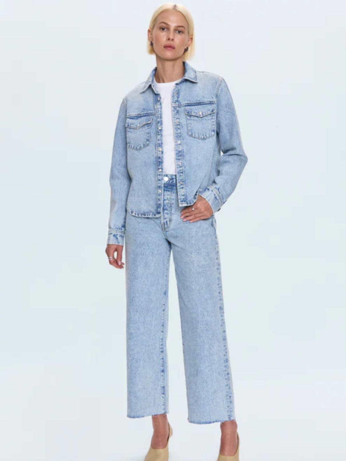 Pistola Thea Modena Vintage Shrunken Shirt Jacket