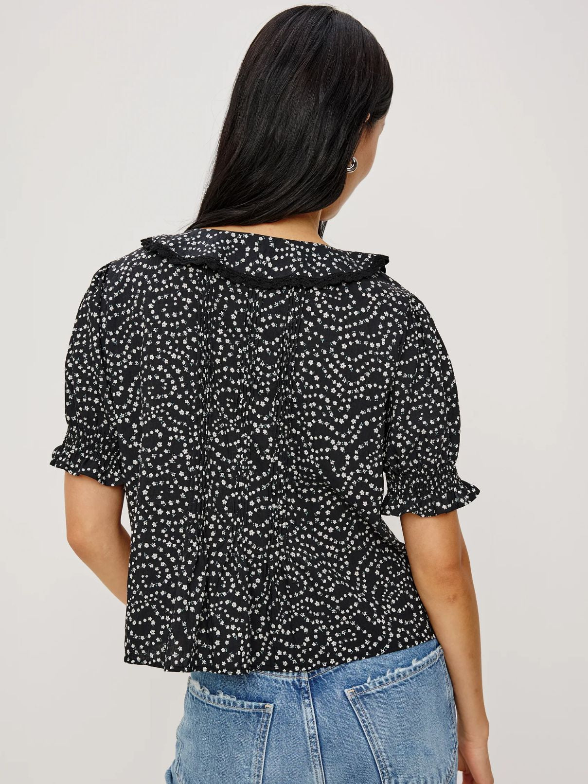 Rails Bloom Blouse in Mini Daisy Chain