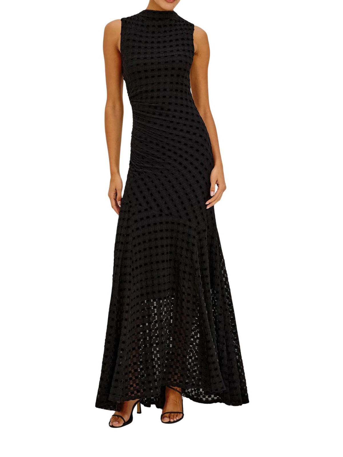 Rails Cosmos Maxi Dress in Black Checkerboard