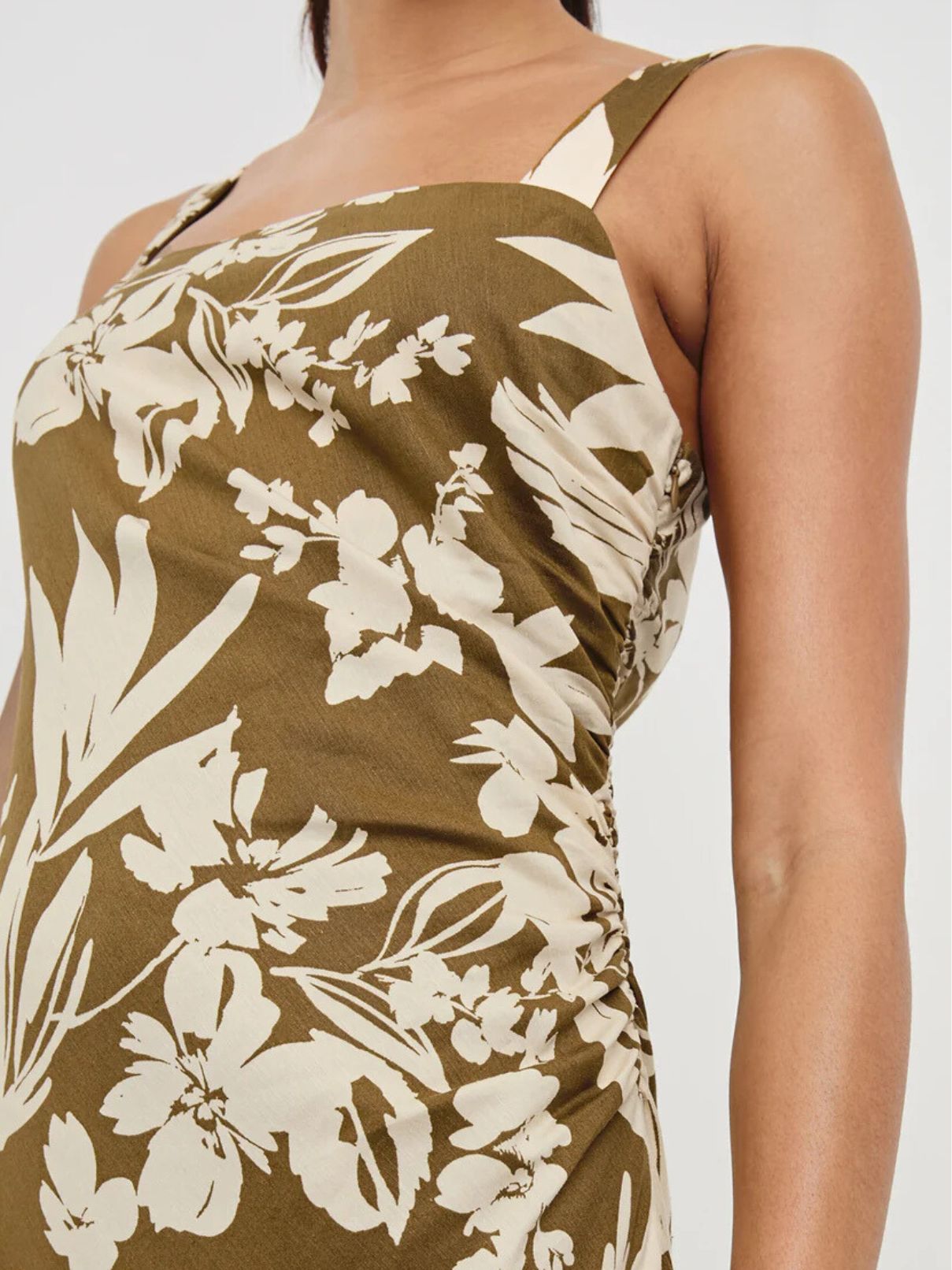 Rails Damaris Dress in Olive Tropic