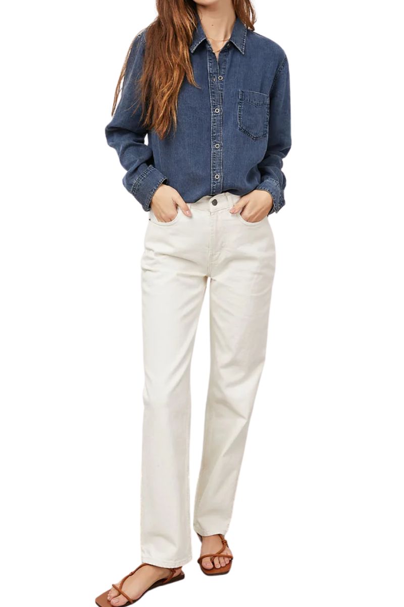 Rails Ingrid Denim Shirt in Dark Vintage