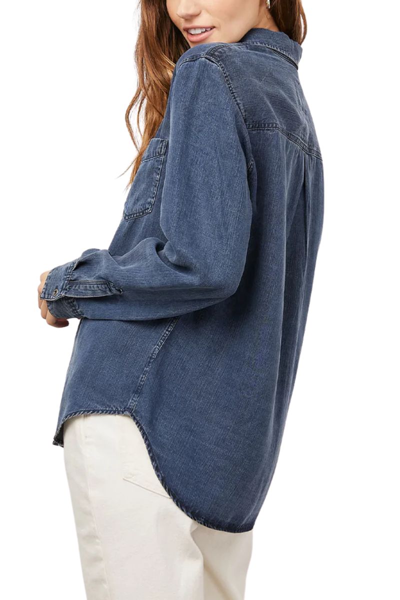 Rails Ingrid Denim Shirt in Dark Vintage