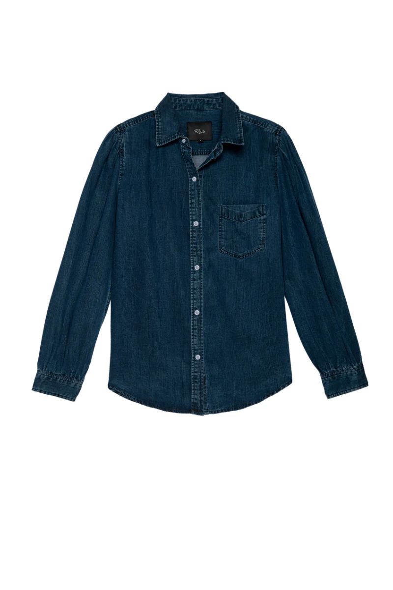 Rails Ingrid Denim Shirt in Dark Vintage
