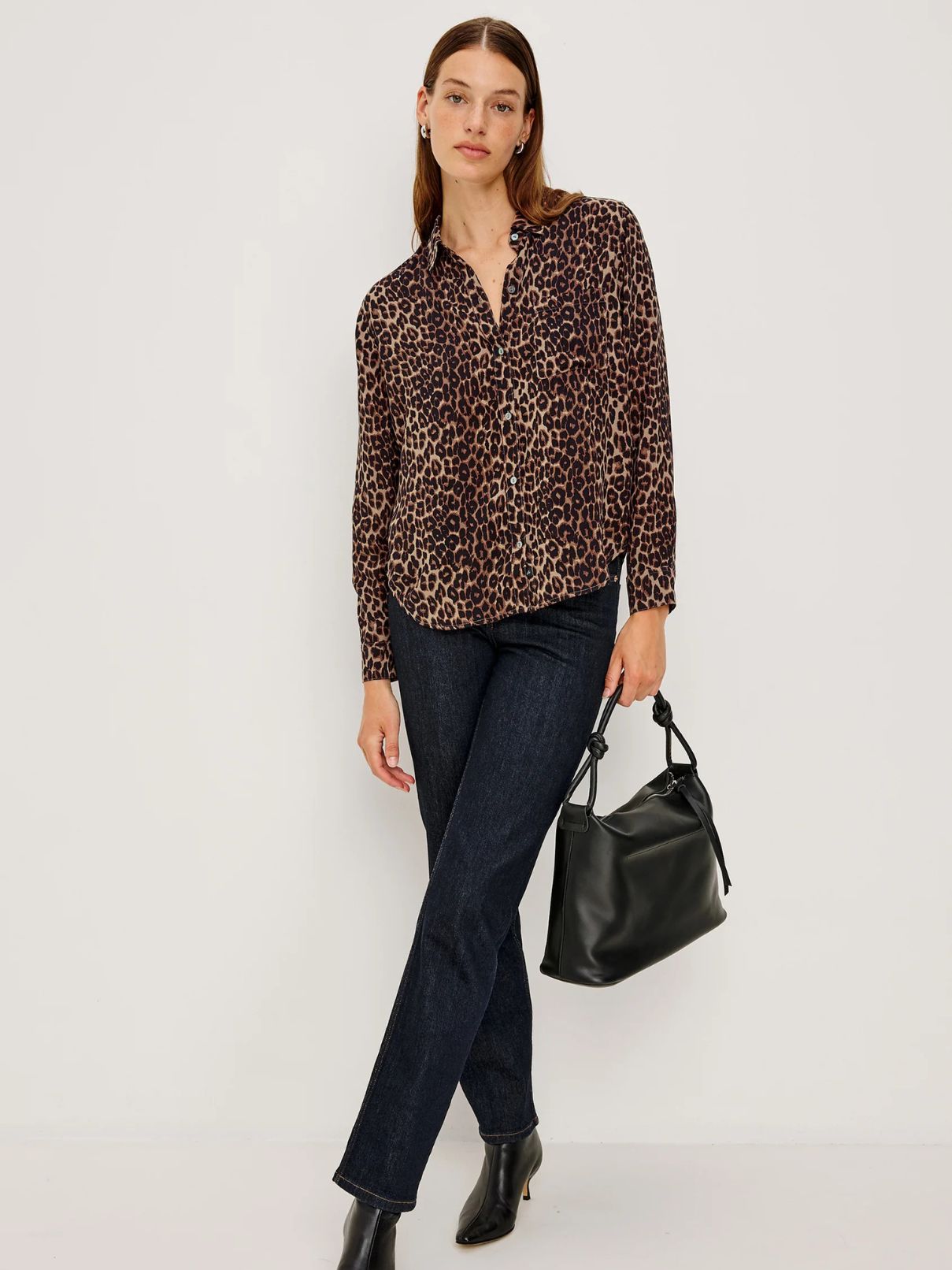 Rails Josephine Shirt in Brown Nala