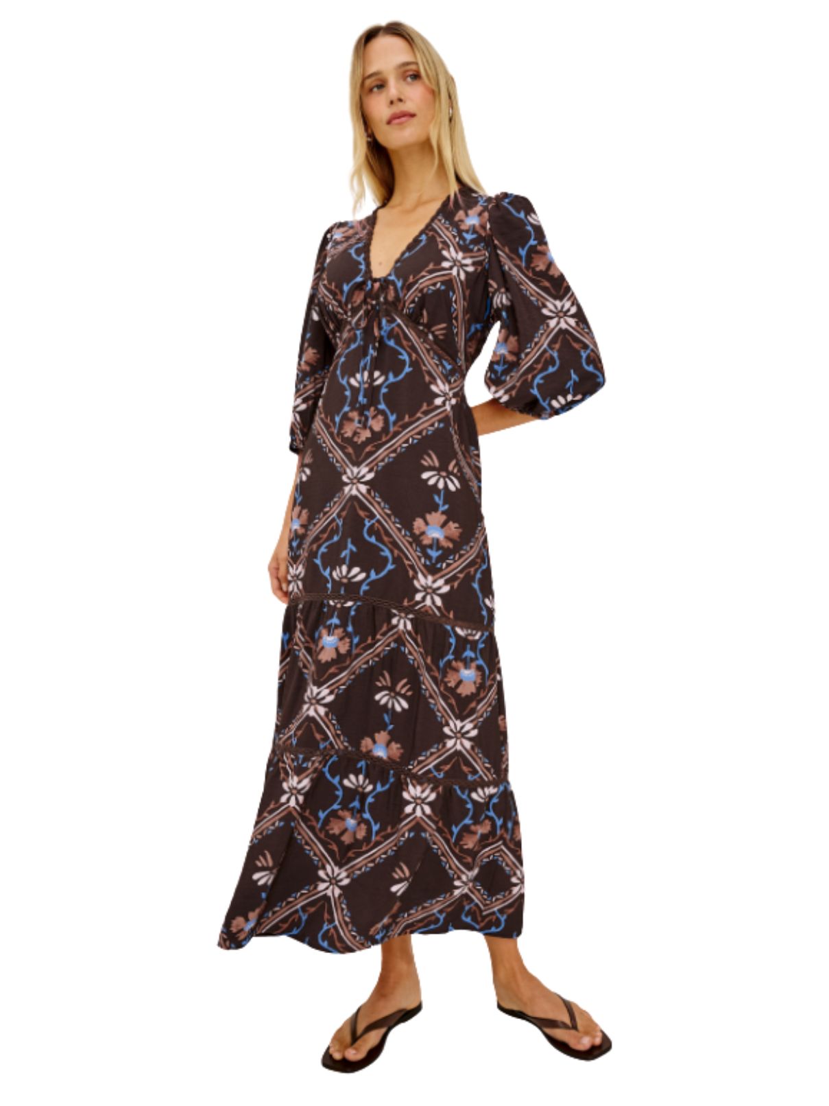 Rails Kaela Maxi Dress in Acacia