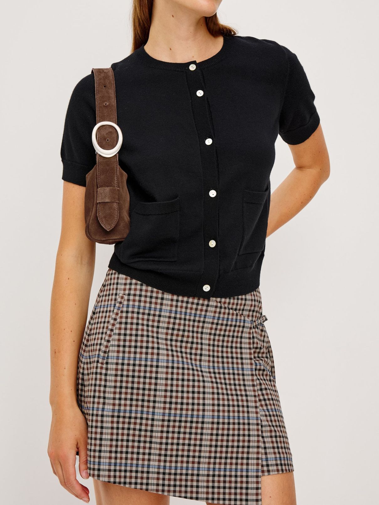 Rails Nial Mini in Mocha Check