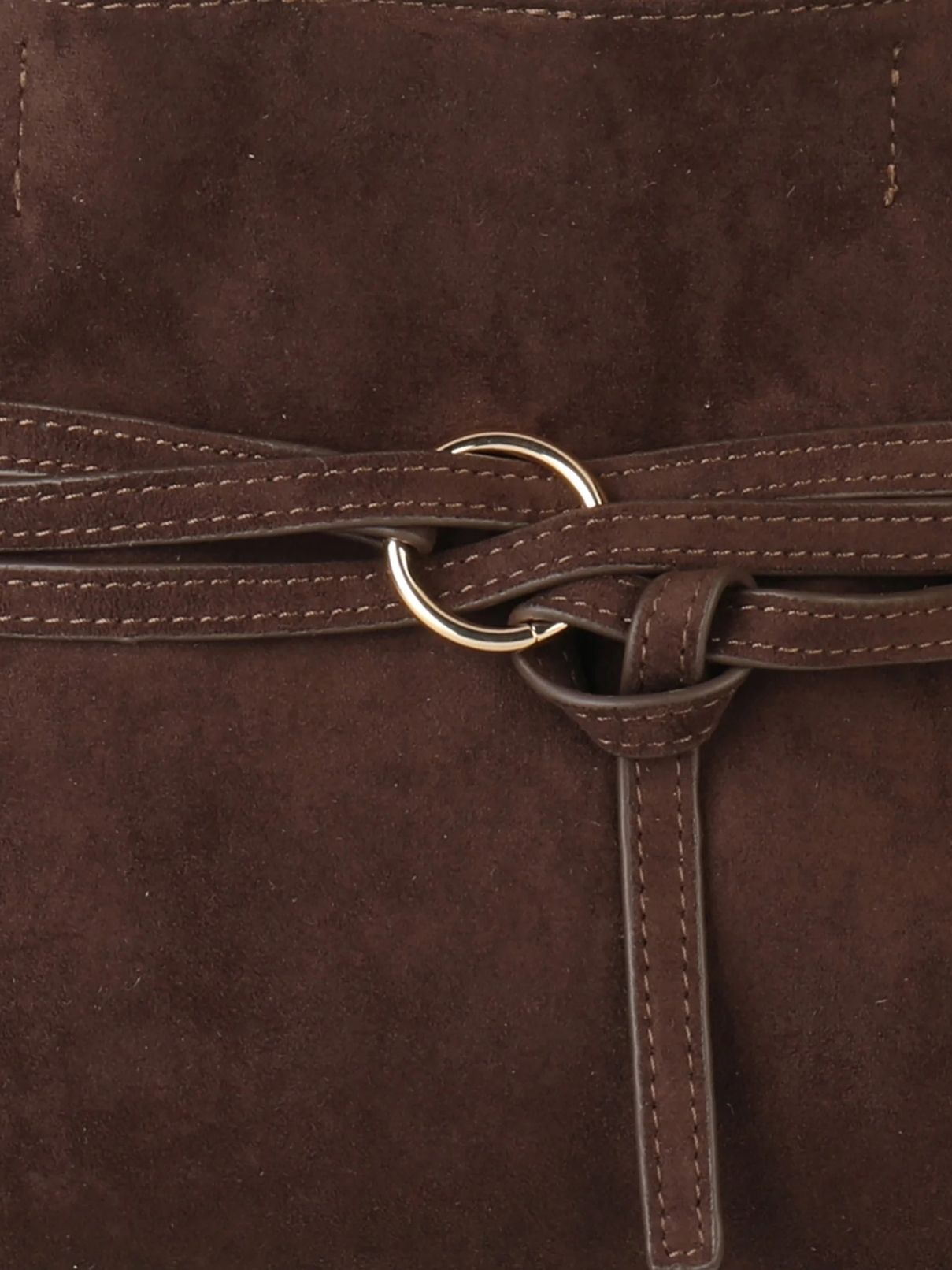 Remi & Reid Blythe Mini Faux Suede Tote – Chocolate