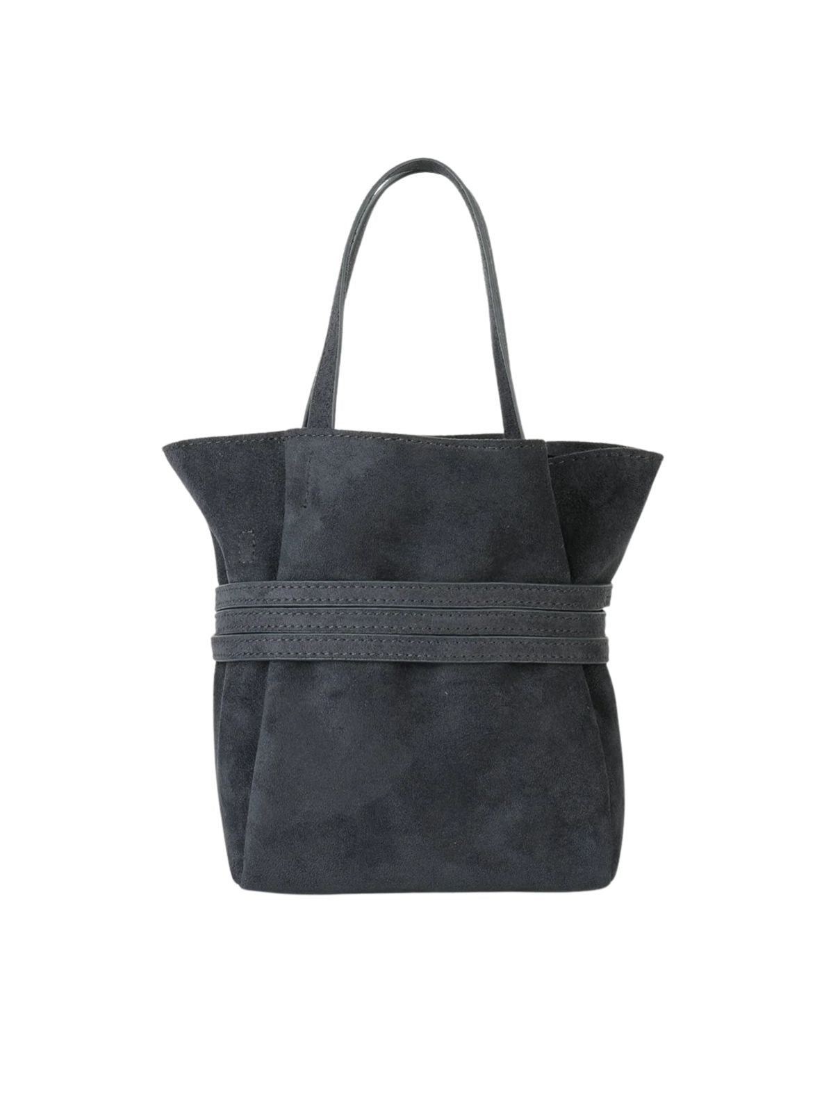 Remi & Reid Blythe Mini Faux Suede Tote – Slate