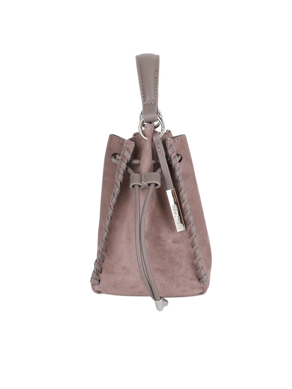 Remi & Reid Fallon Mini Faux Suede Bag – Taupe