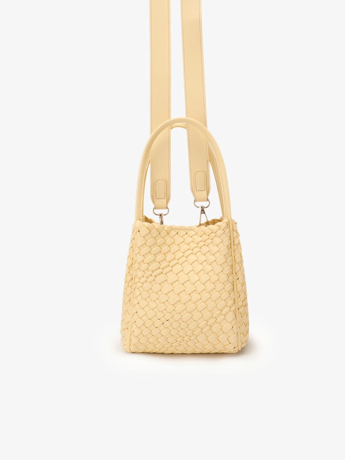 Remi & Reid Hollace Mini Woven Tote Butter